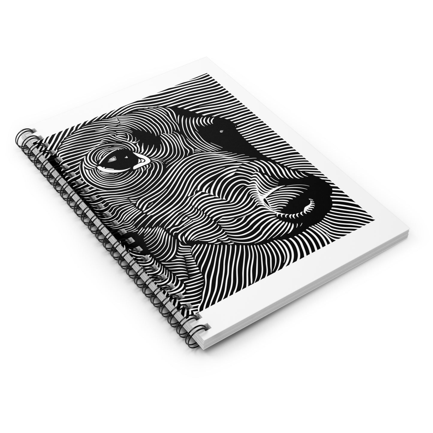 "Maze" Smooth-Haired Dachshund Ruled Line Spiral Notebook