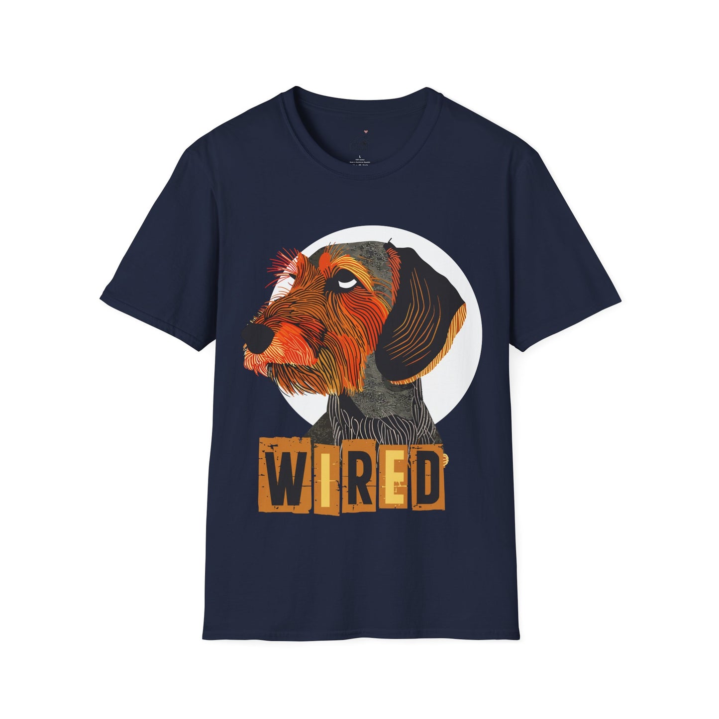 "Eyeroll" Wire-Haired Dachshund Unisex Softstyle T-Shirt