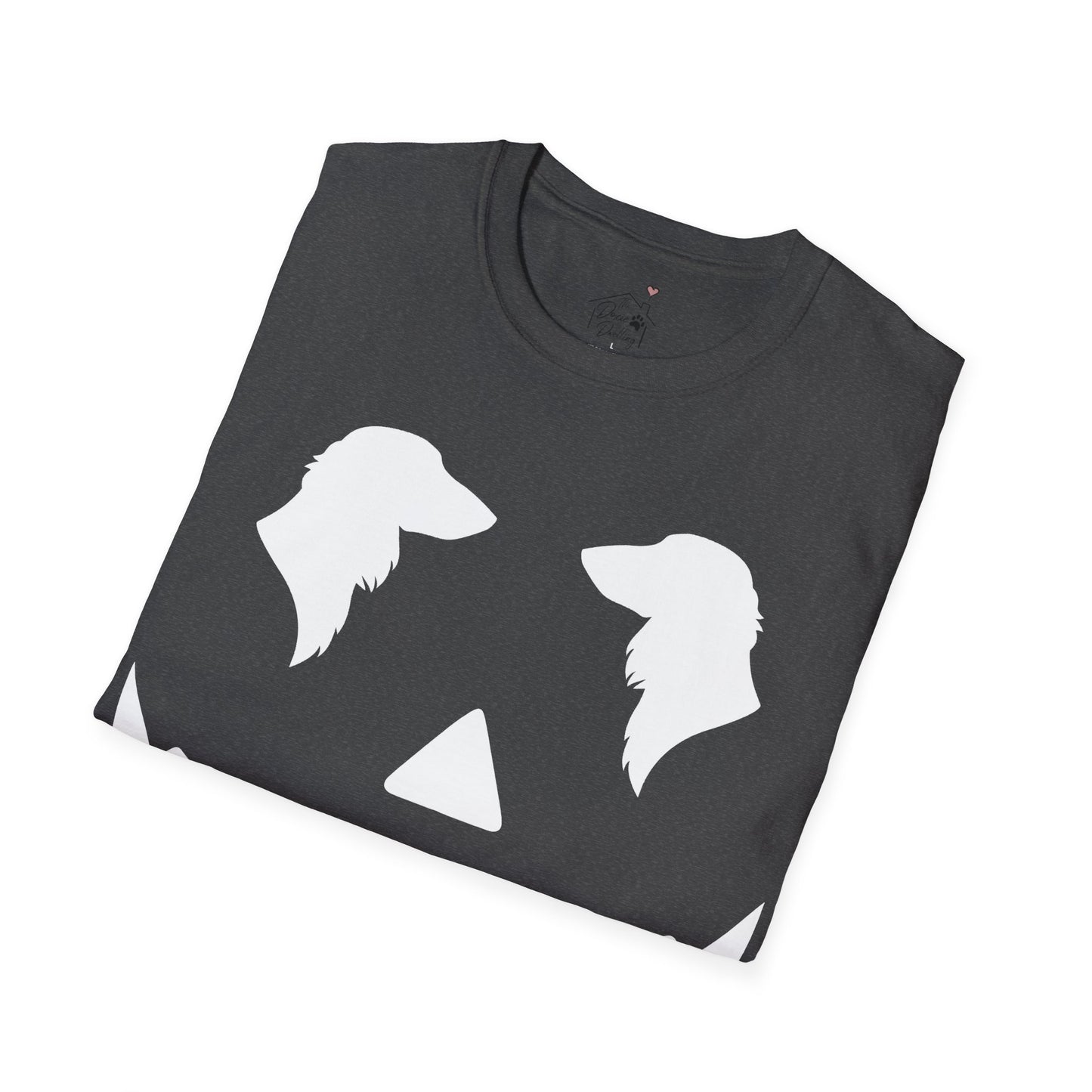 "Long White Jack" Long-Haired Dachshund Halloween Unisex Softstyle T-Shirt