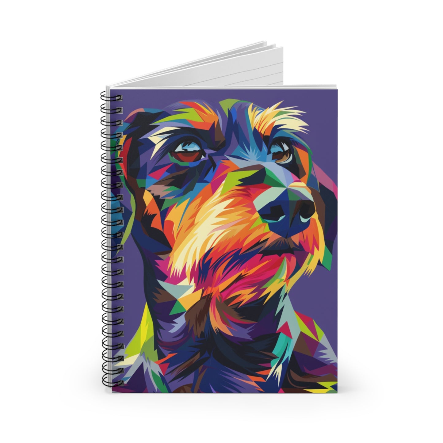 "Gem" Wire-Haired Dachshund Ruled Line Spiral Notebook