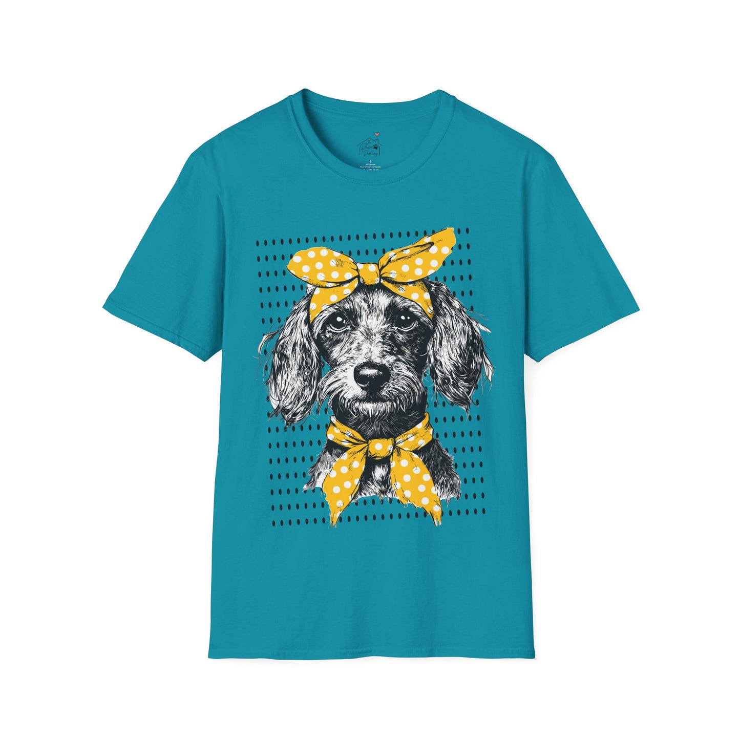 "Bikini" Wire-Haired Dachshund Unisex Softstyle T-Shirt