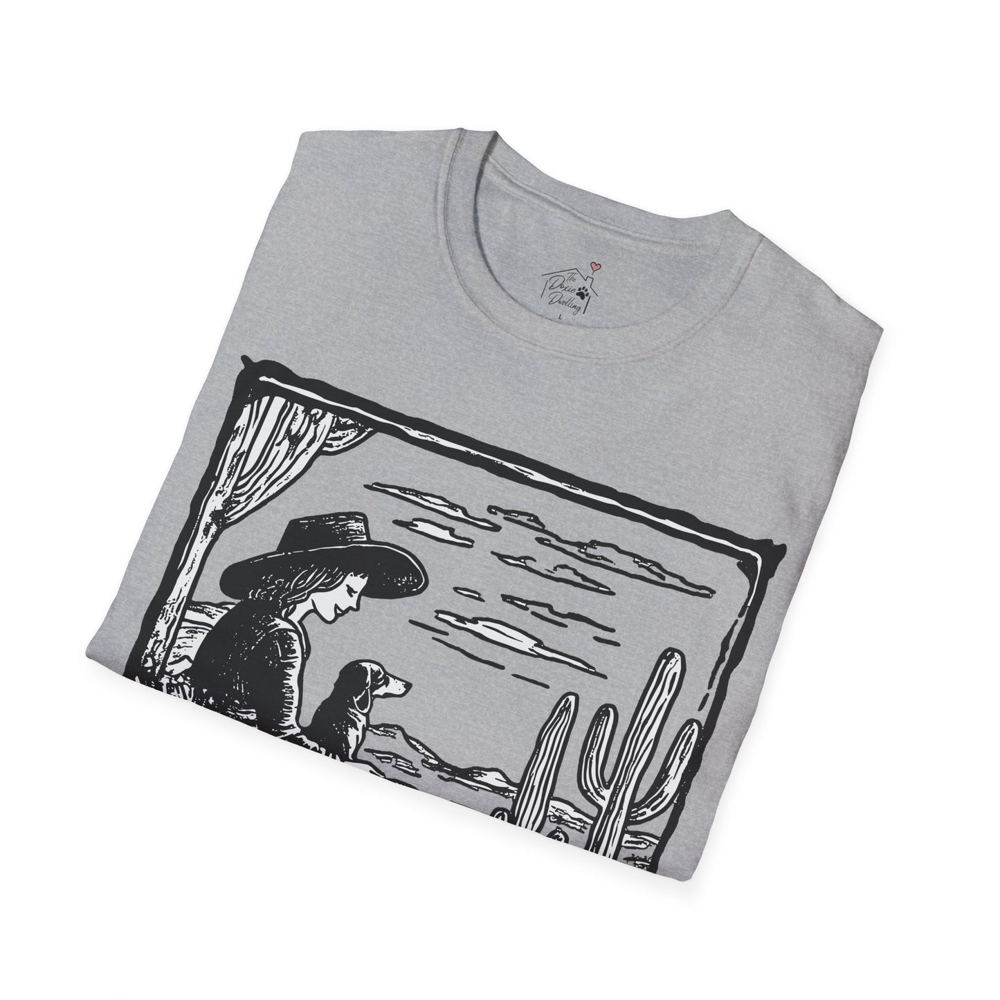 "Precious Moments" Smooth-Haired Dachshund Unisex Softstyle T-Shirt