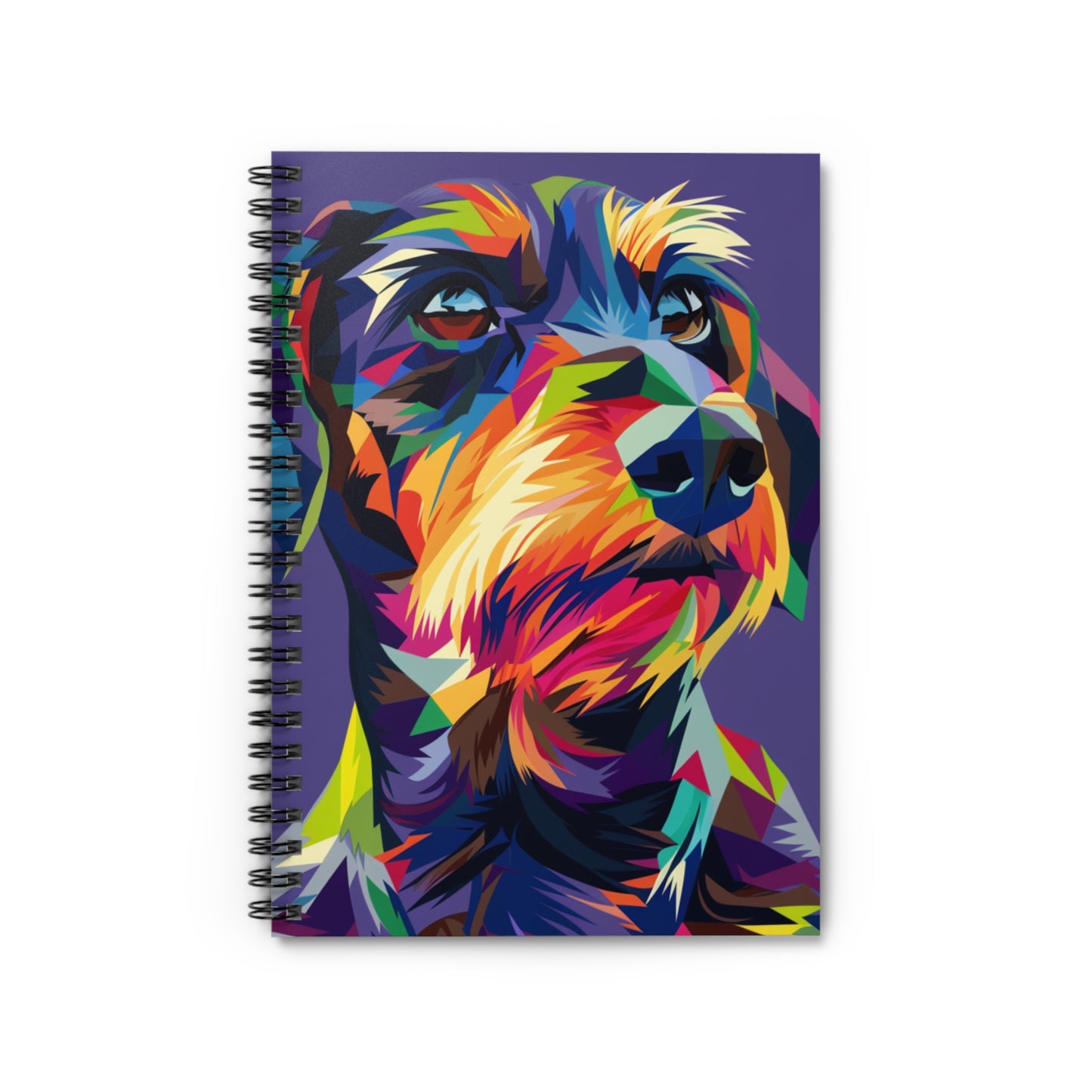 "Gem" Wire-Haired Dachshund Ruled Line Spiral Notebook
