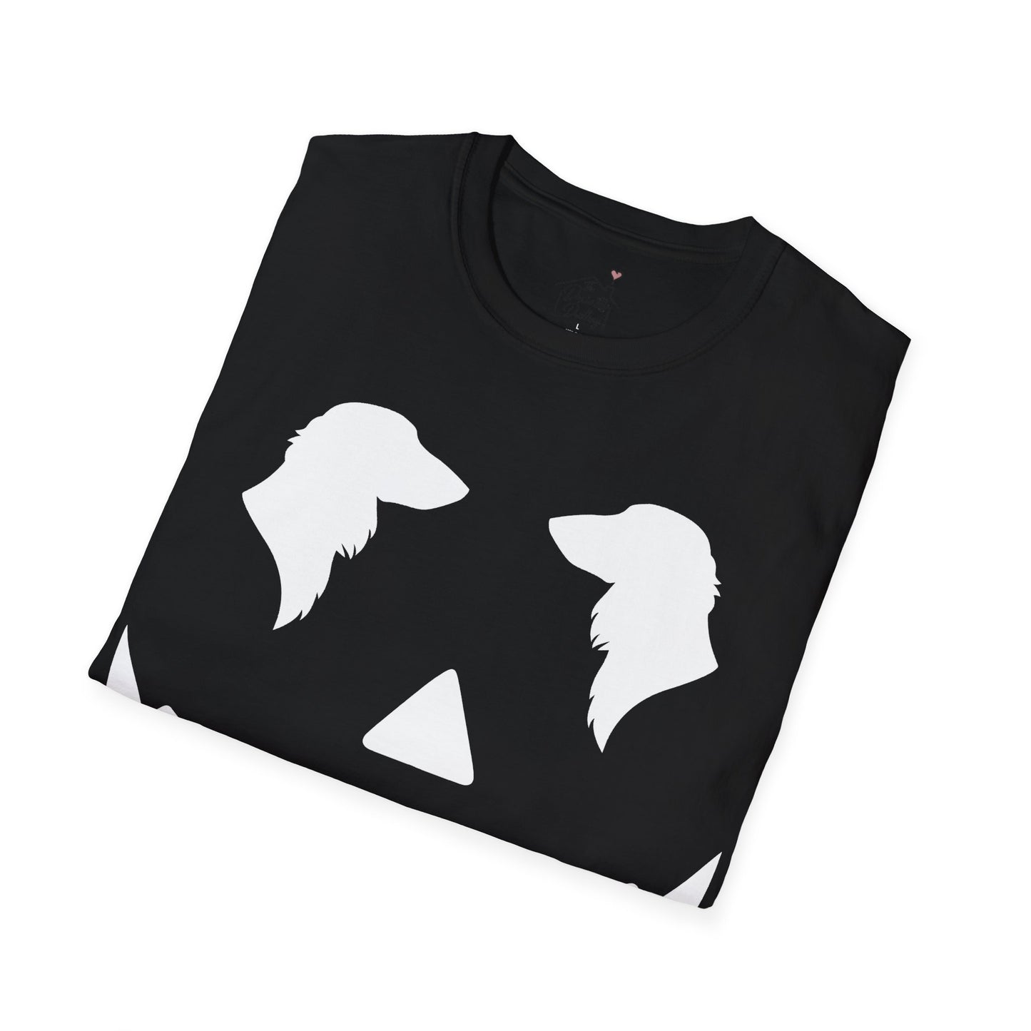 "Long White Jack" Long-Haired Dachshund Halloween Unisex Softstyle T-Shirt