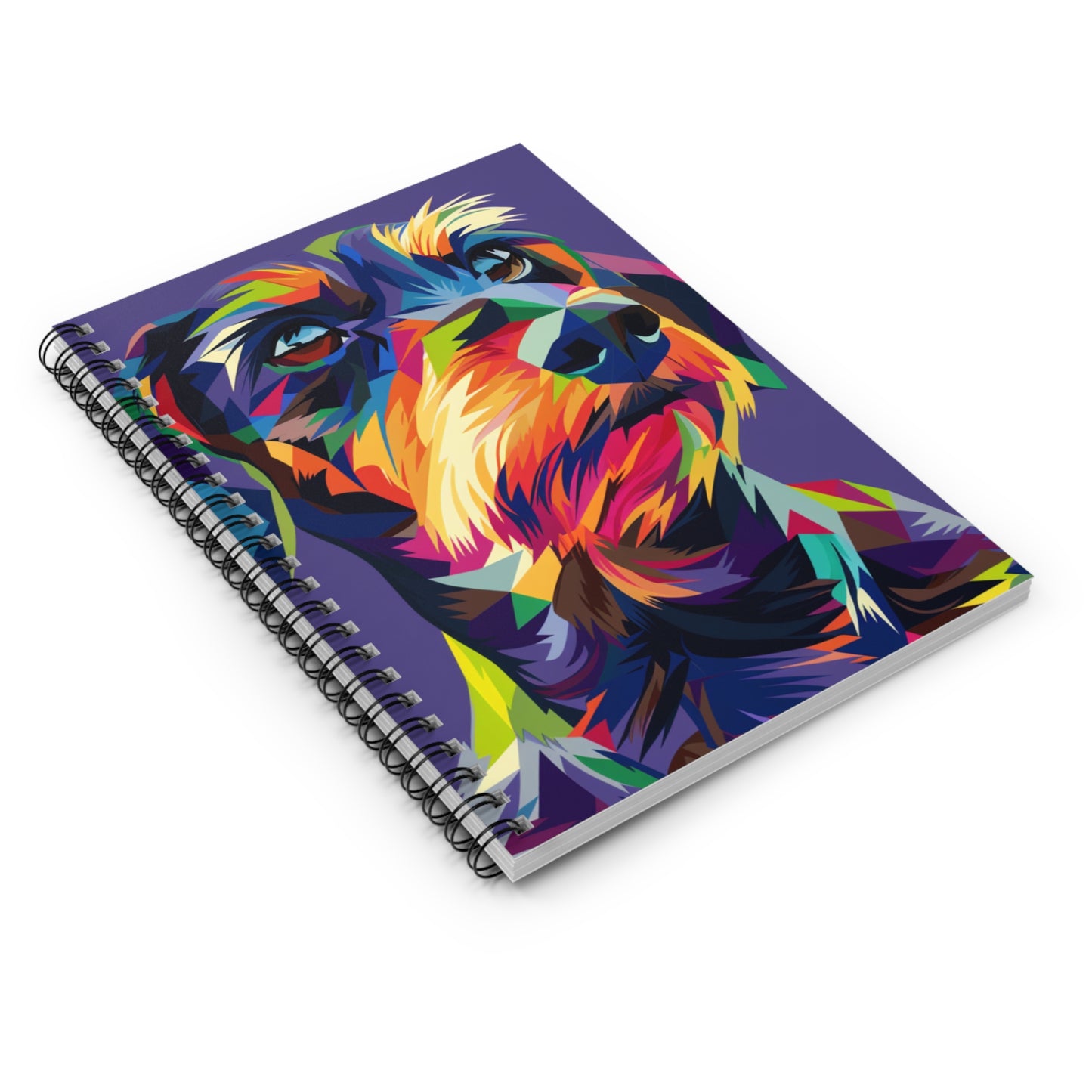 "Gem" Wire-Haired Dachshund Ruled Line Spiral Notebook