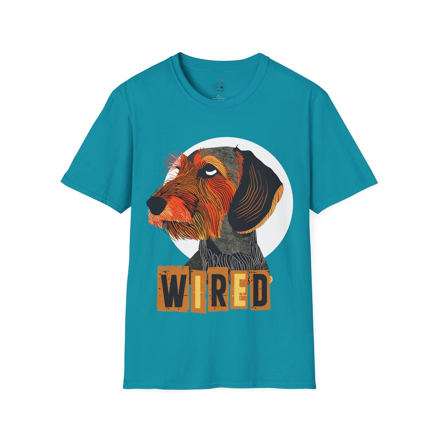 "Eyeroll" Wire-Haired Dachshund Unisex Softstyle T-Shirt