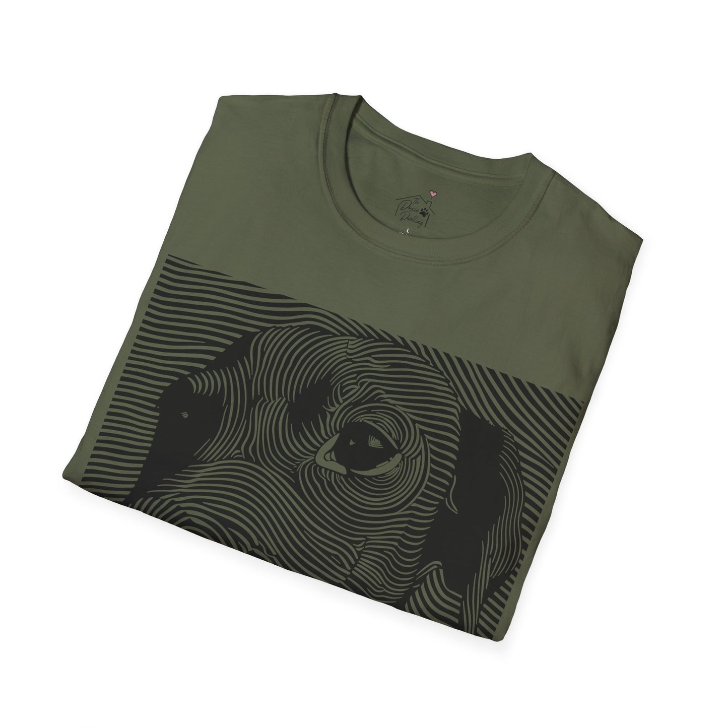 "Maze" Smooth-Haired Dachshund Unisex Softstyle T-Shirt