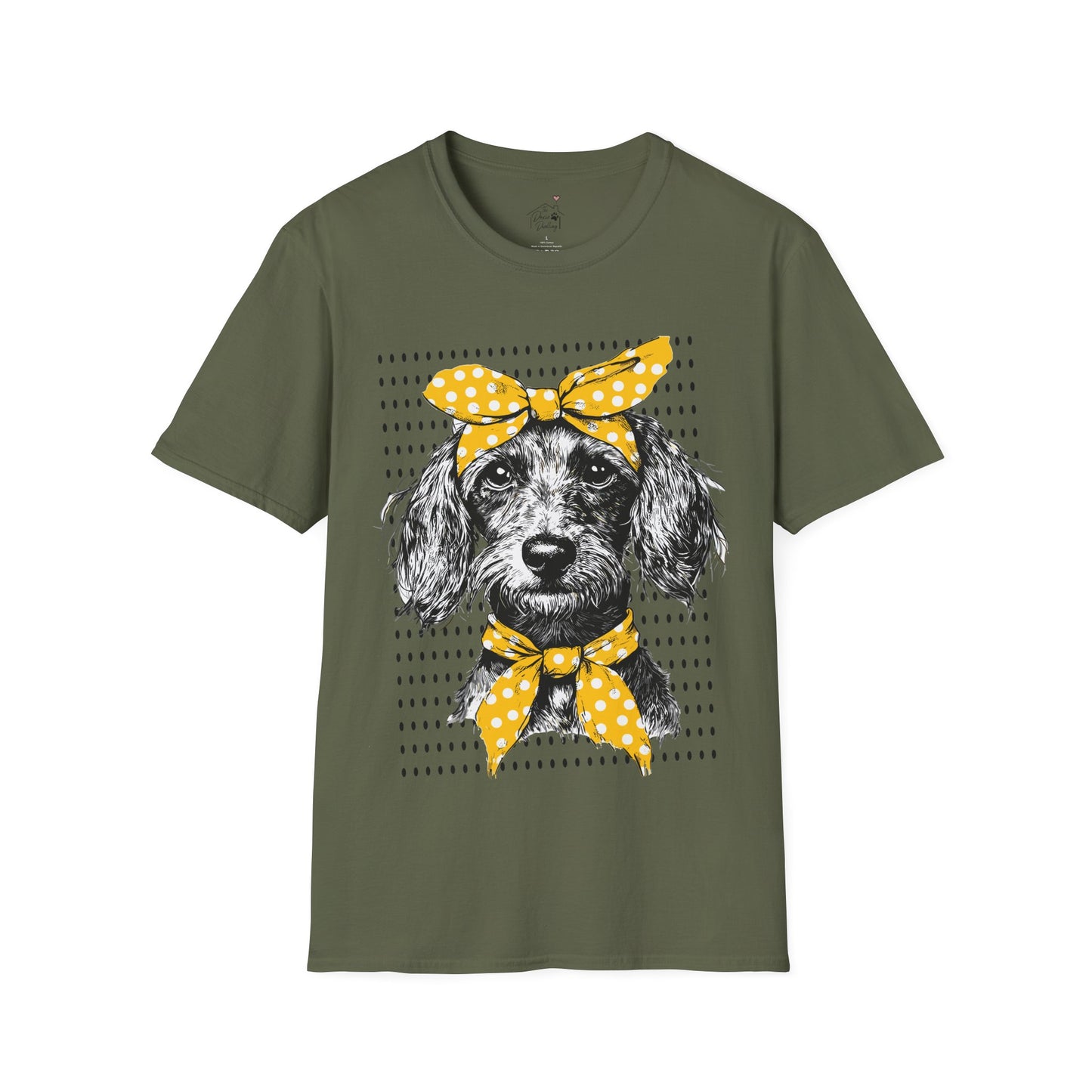 "Bikini" Wire-Haired Dachshund Unisex Softstyle T-Shirt