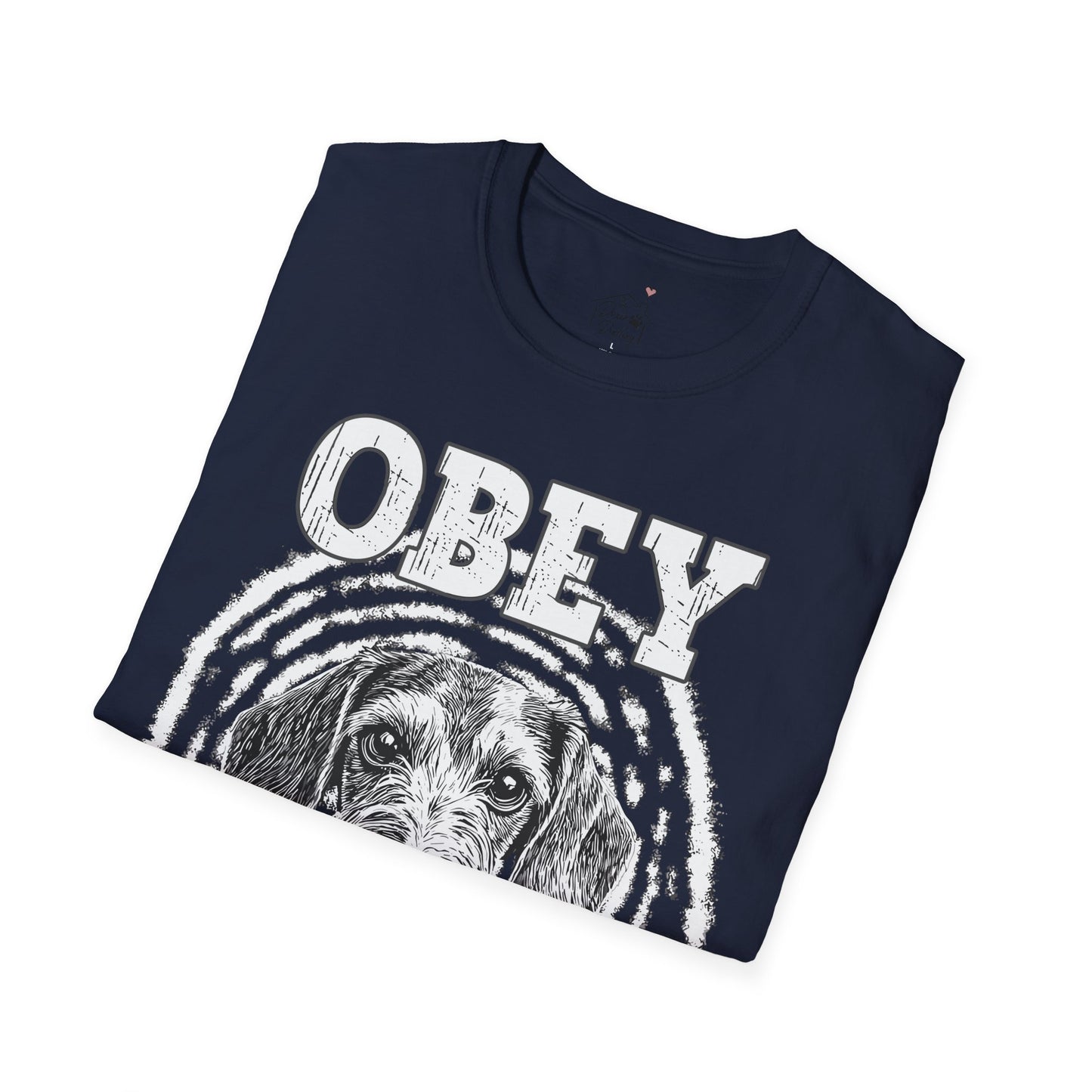 "Obey" Wire-Haired Dachshund Unisex Softstyle T-Shirt
