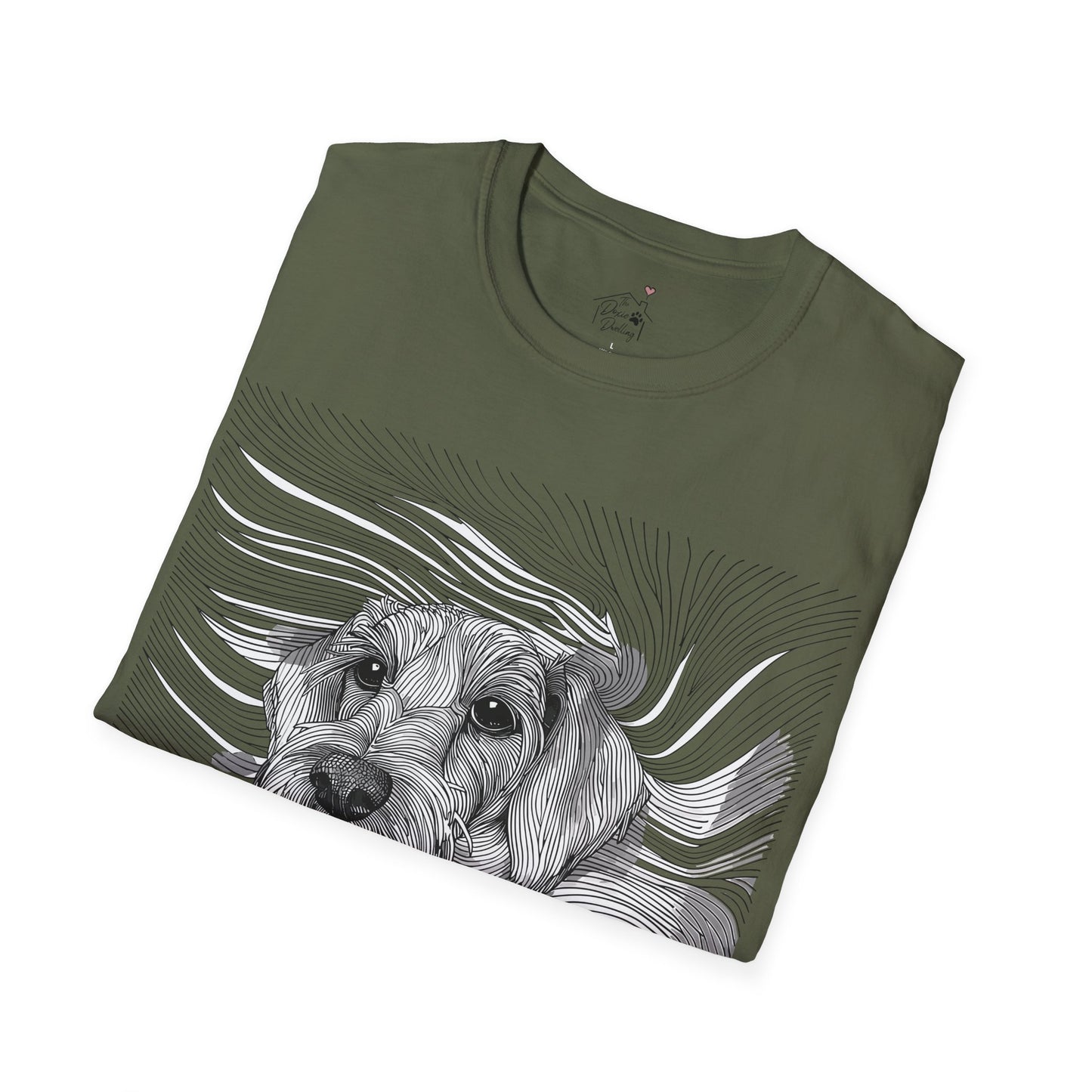 "Wired Joy" Wire-Haired Dachshund Unisex Softstyle T-Shirt