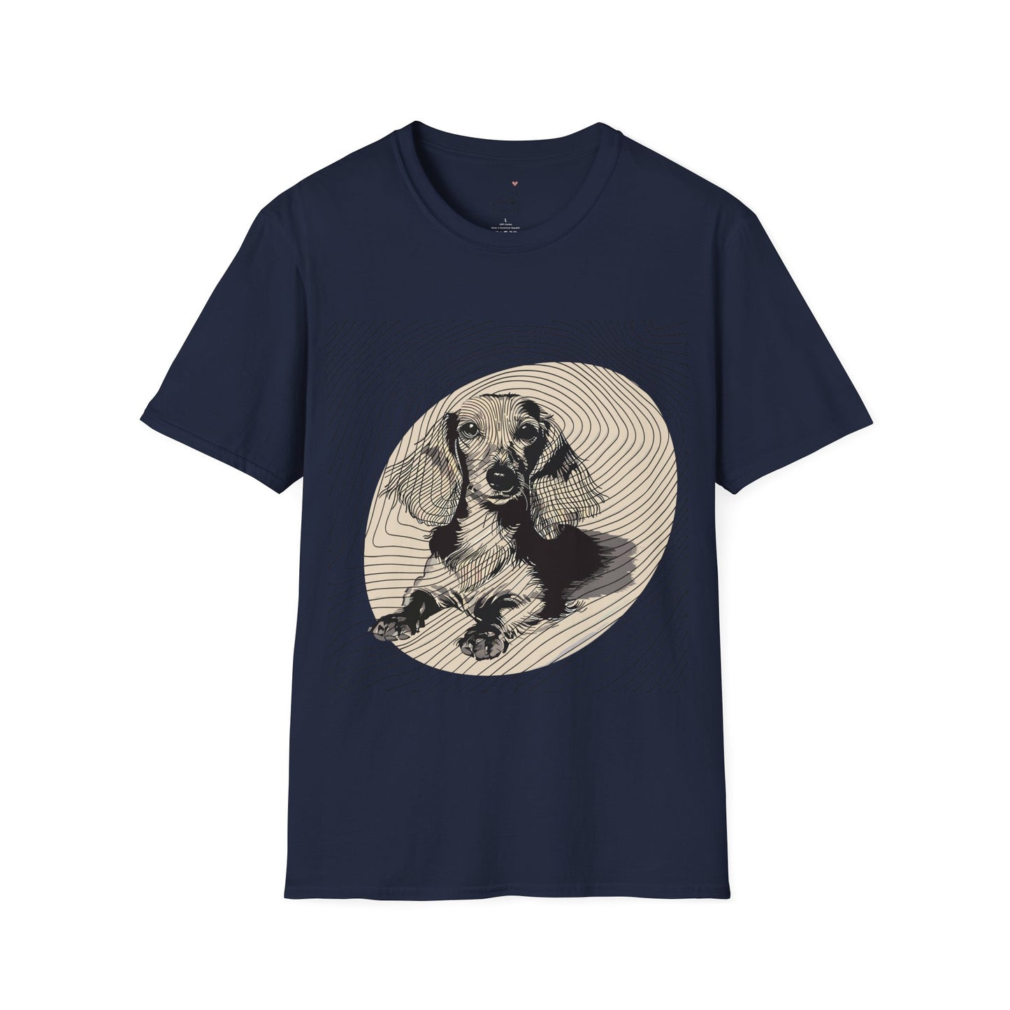 "Long Joy" Long-Haired Dachshund Unisex Softstyle T-Shirt