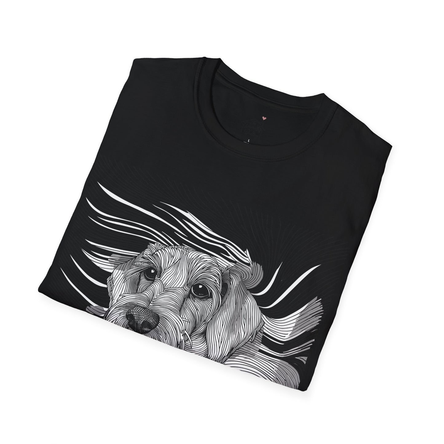 "Wired Joy" Wire-Haired Dachshund Unisex Softstyle T-Shirt
