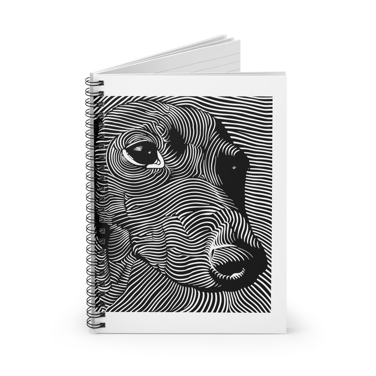 "Maze" Smooth-Haired Dachshund Ruled Line Spiral Notebook