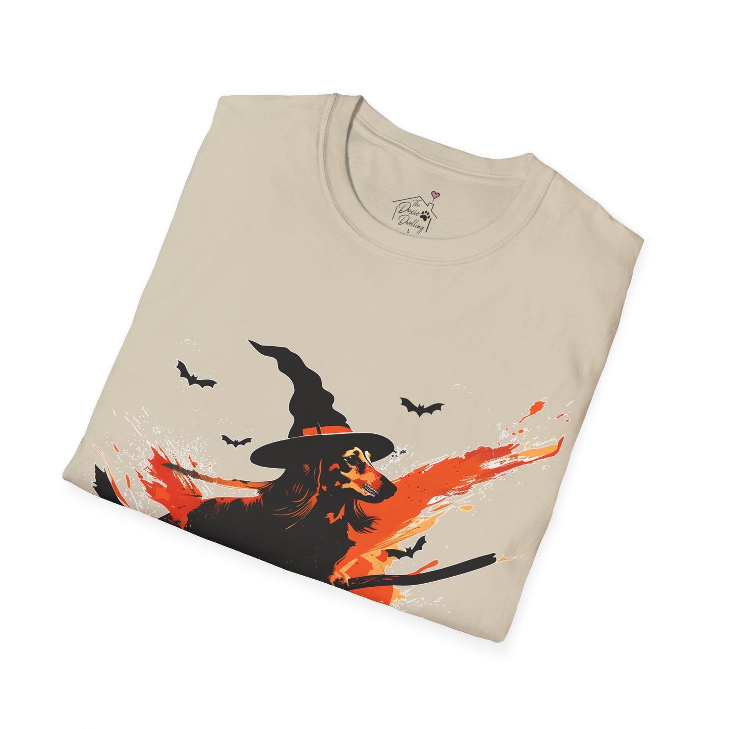 "Witch Better Have My Doxie" Long-Haired Dachshund Halloween Unisex Softstyle T-Shirt
