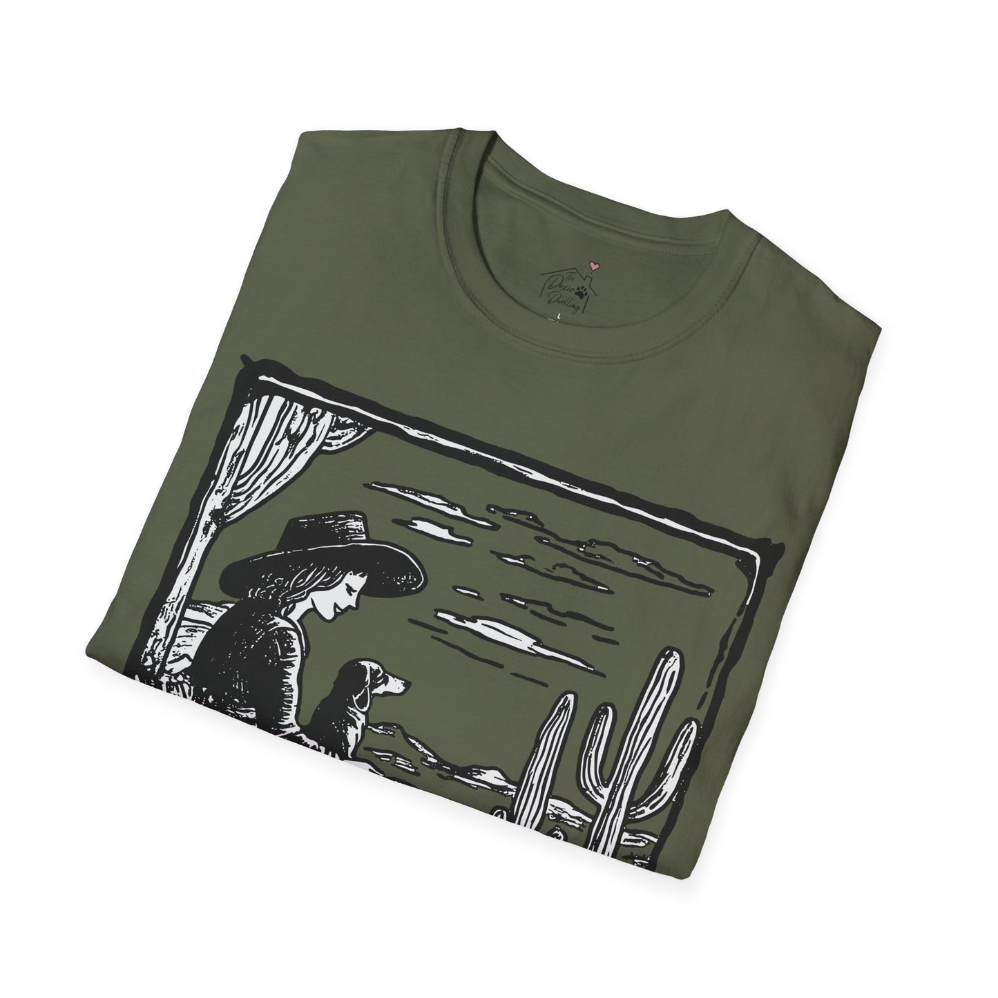 "Precious Moments" Smooth-Haired Dachshund Unisex Softstyle T-Shirt
