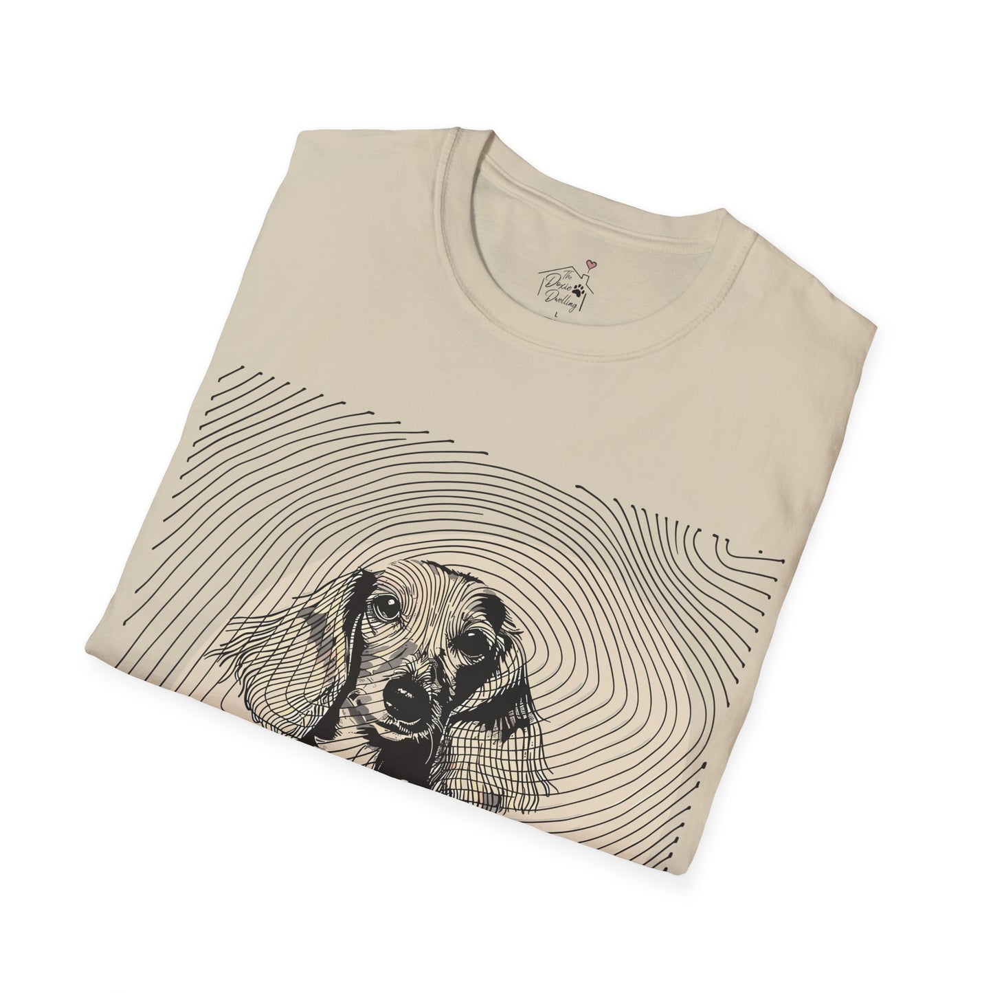 "Long Joy" Long-Haired Dachshund Unisex Softstyle T-Shirt