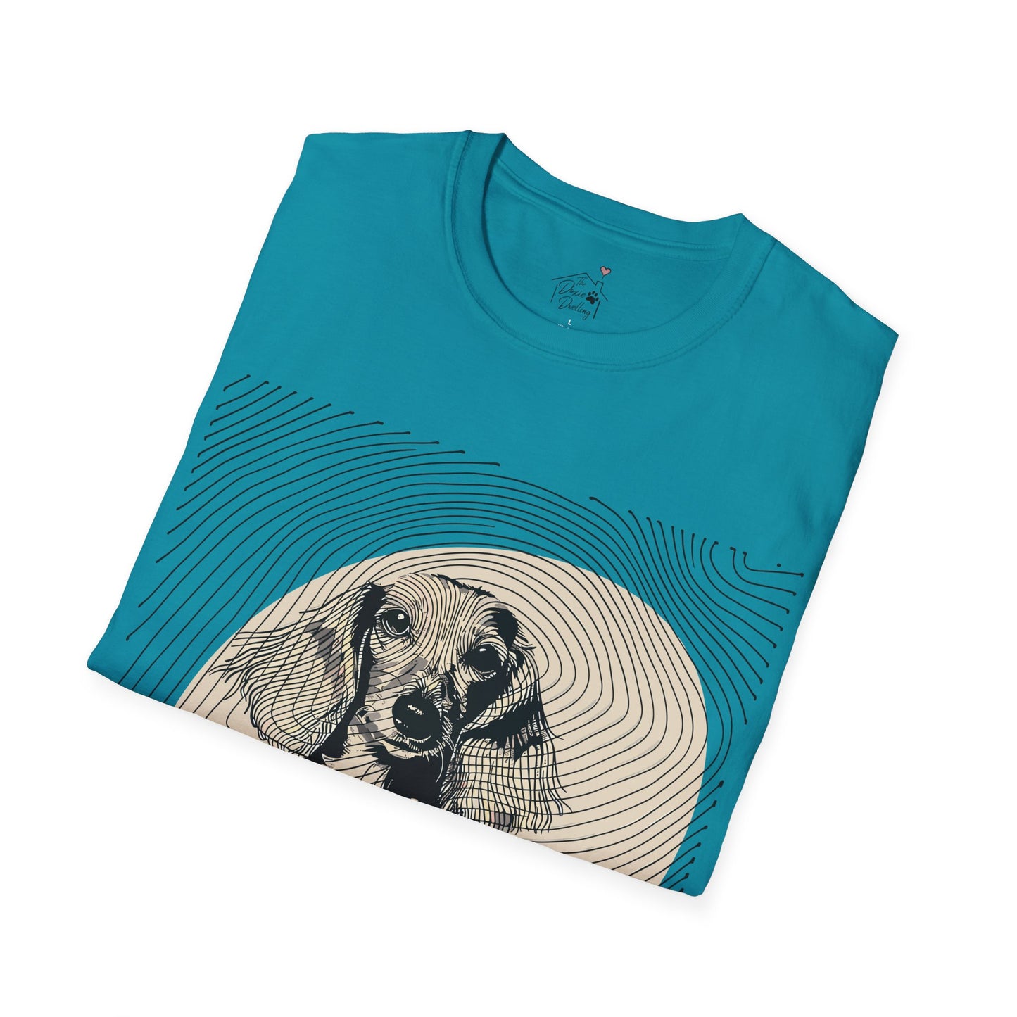 "Long Joy" Long-Haired Dachshund Unisex Softstyle T-Shirt