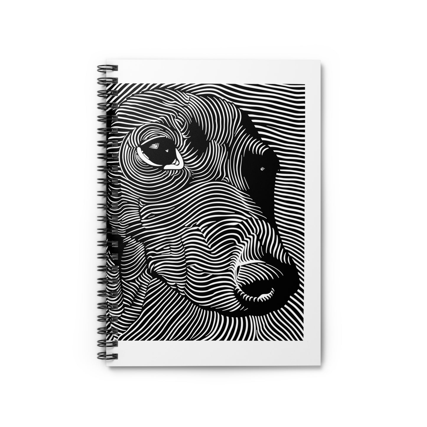 "Maze" Smooth-Haired Dachshund Ruled Line Spiral Notebook