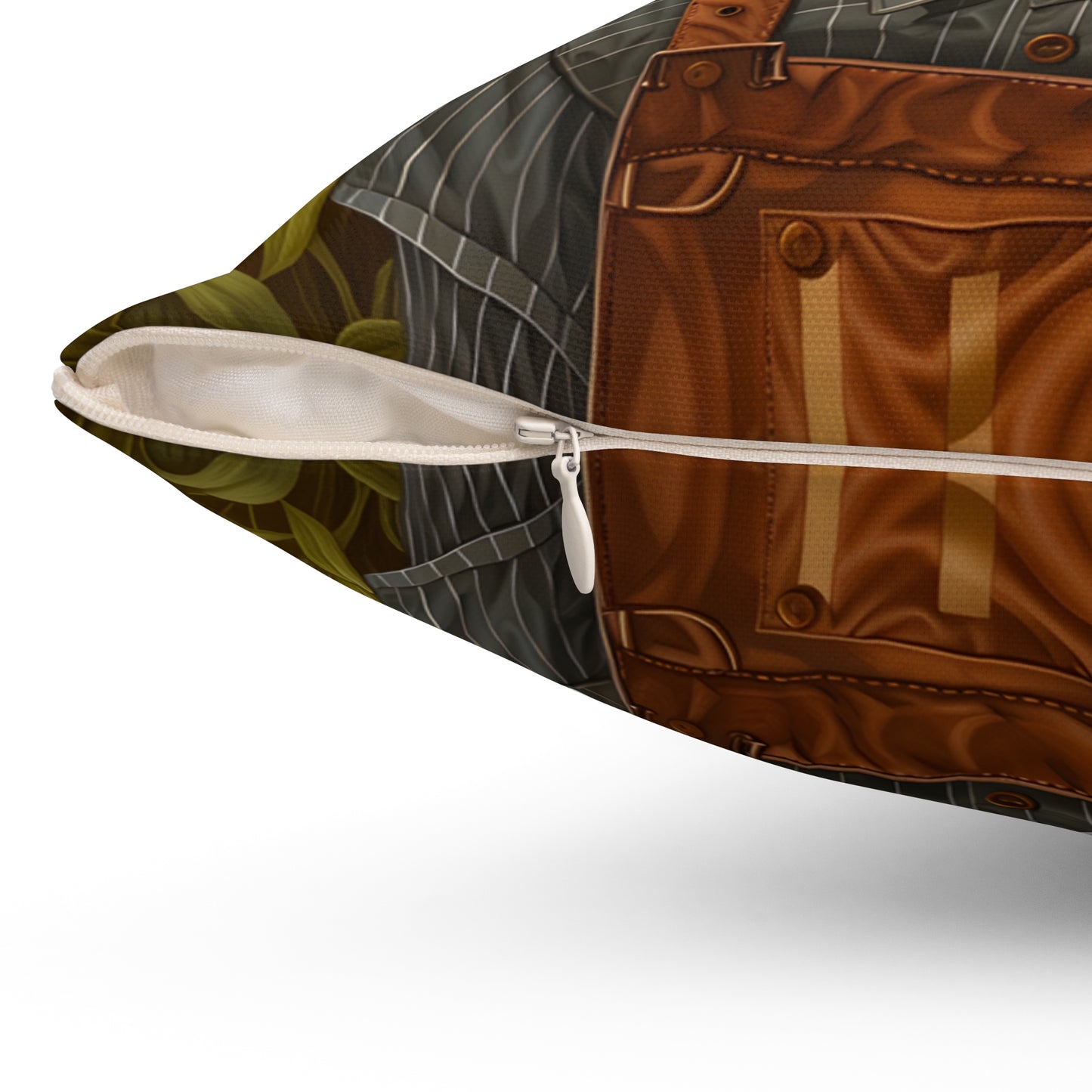 #2 Autumn Inspired Tan Smooth-Haired Dachshund Throw Pillow