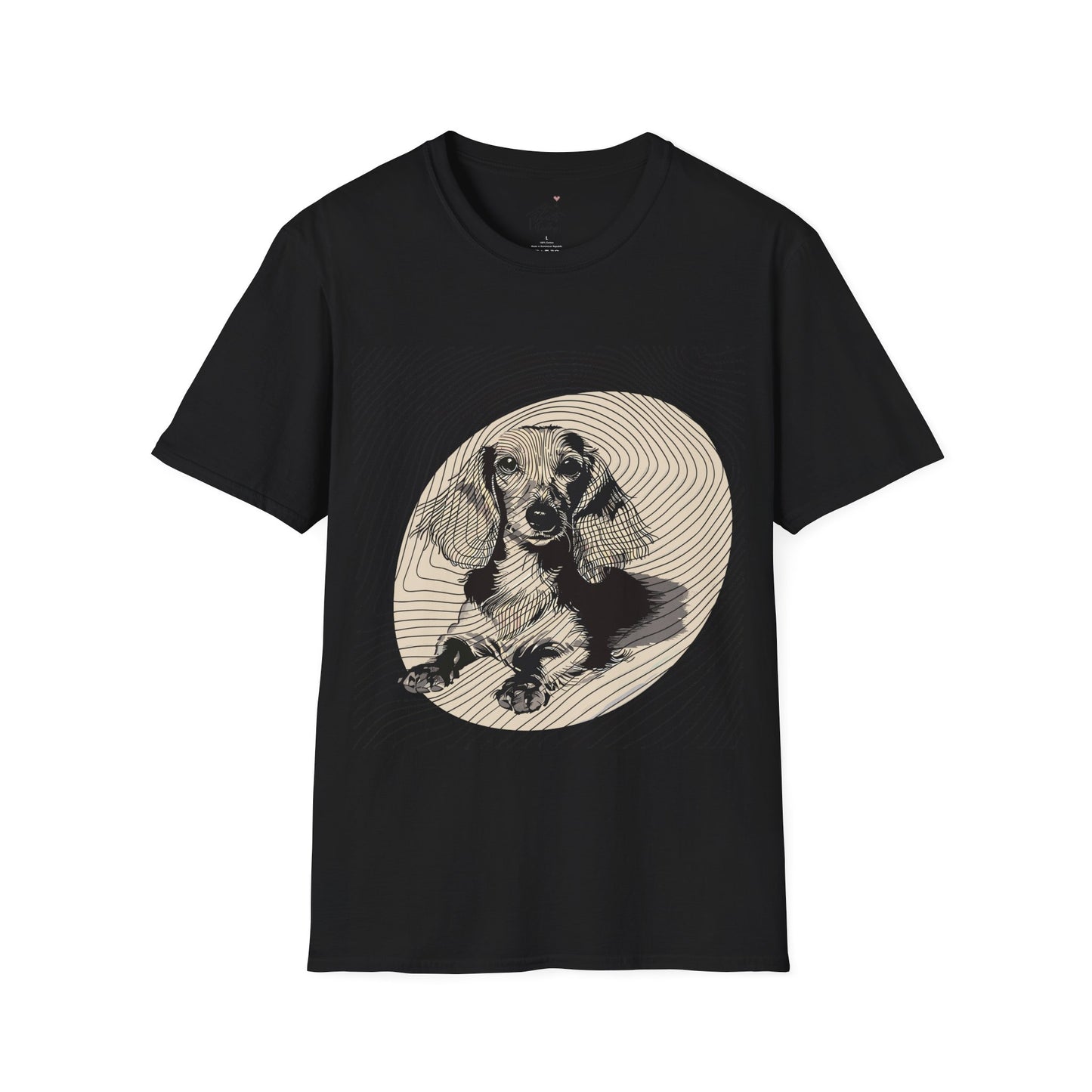 "Long Joy" Long-Haired Dachshund Unisex Softstyle T-Shirt