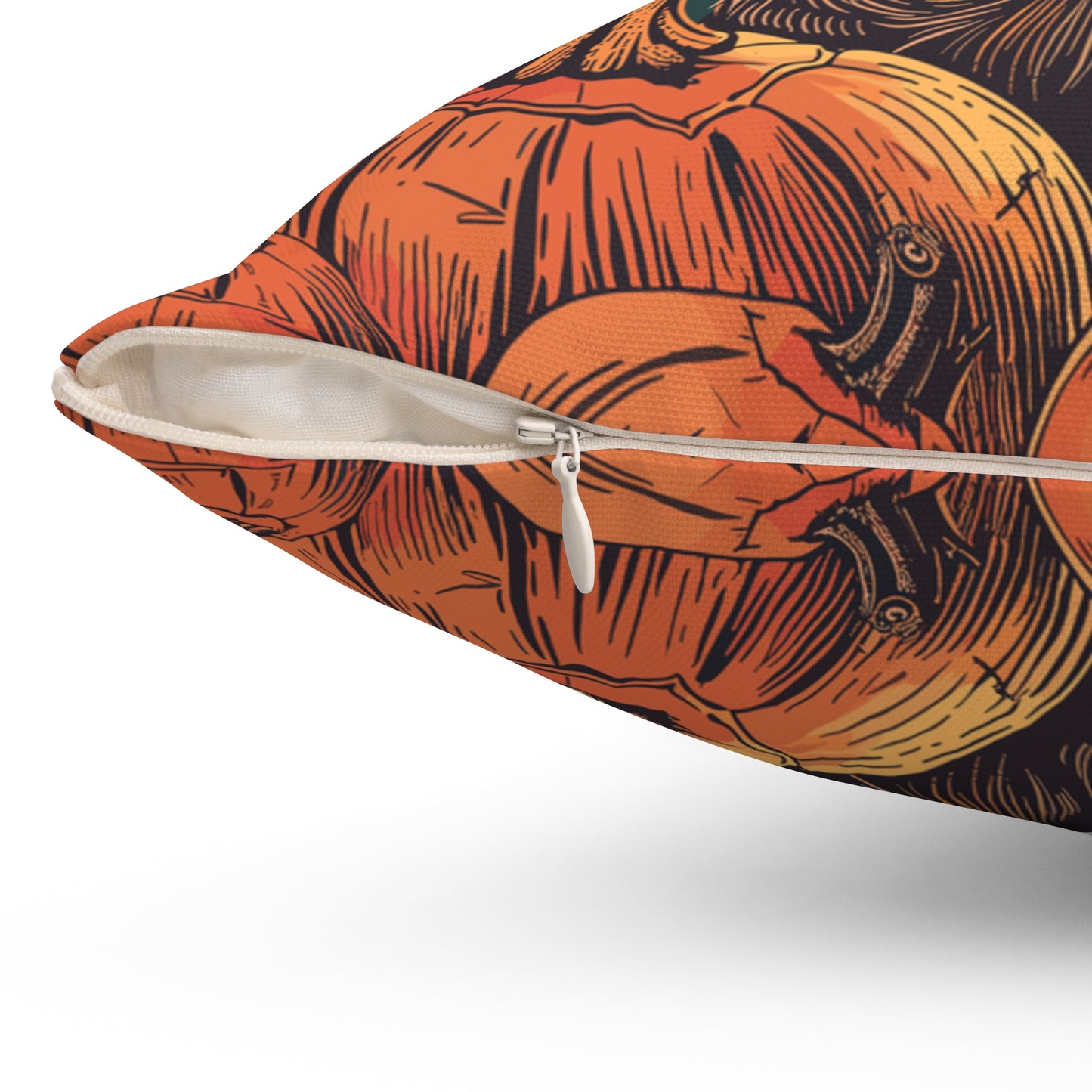 #28 Halloween Inspired Wire-Haired Dachshund Throw Pillow