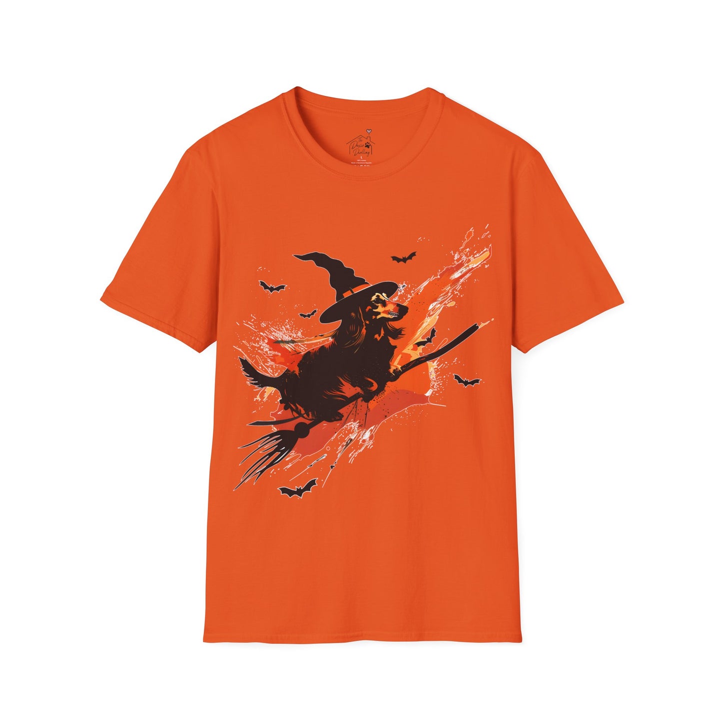 "Witch Better Have My Doxie" Long-Haired Dachshund Halloween Unisex Softstyle T-Shirt