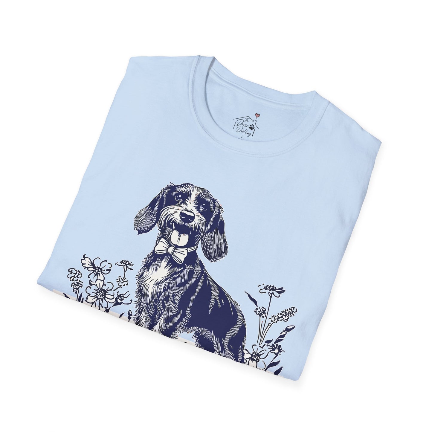 "Circa" Wire-Haired Dachshund Unisex Softstyle T-Shirt