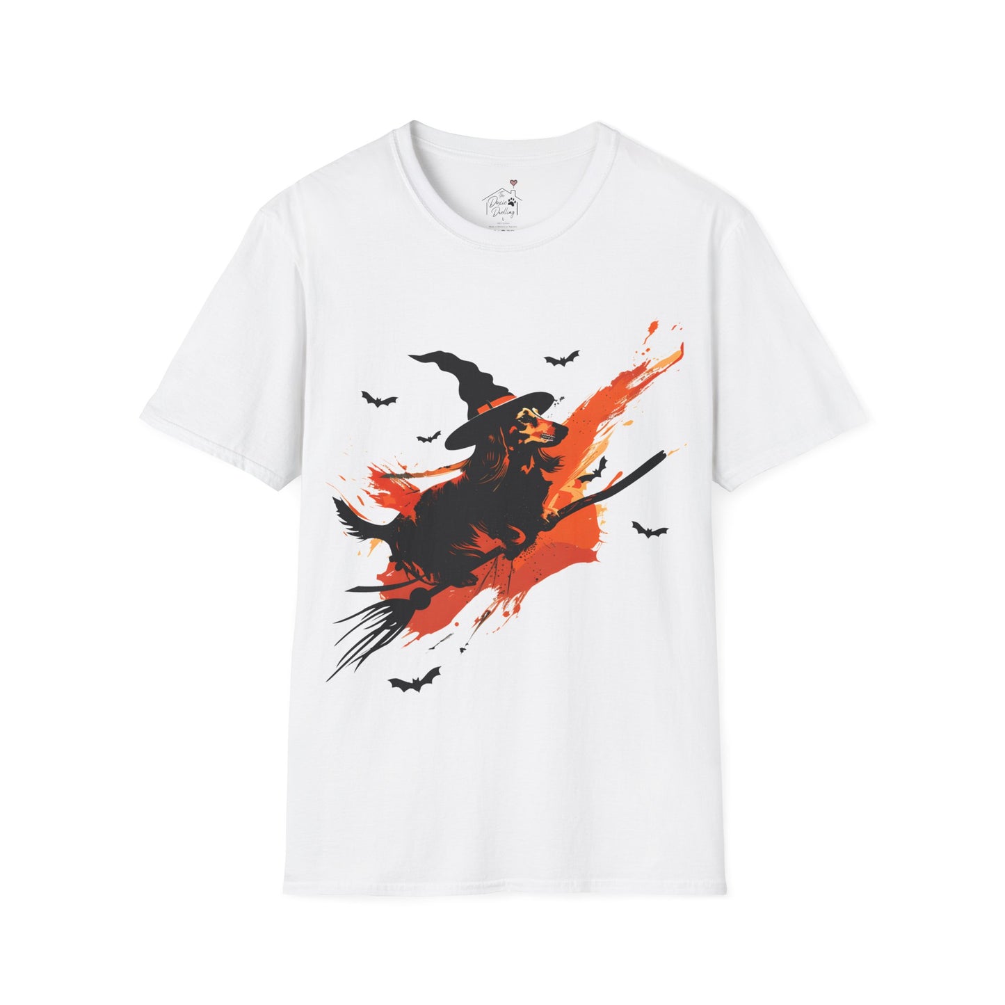"Witch Better Have My Doxie" Long-Haired Dachshund Halloween Unisex Softstyle T-Shirt