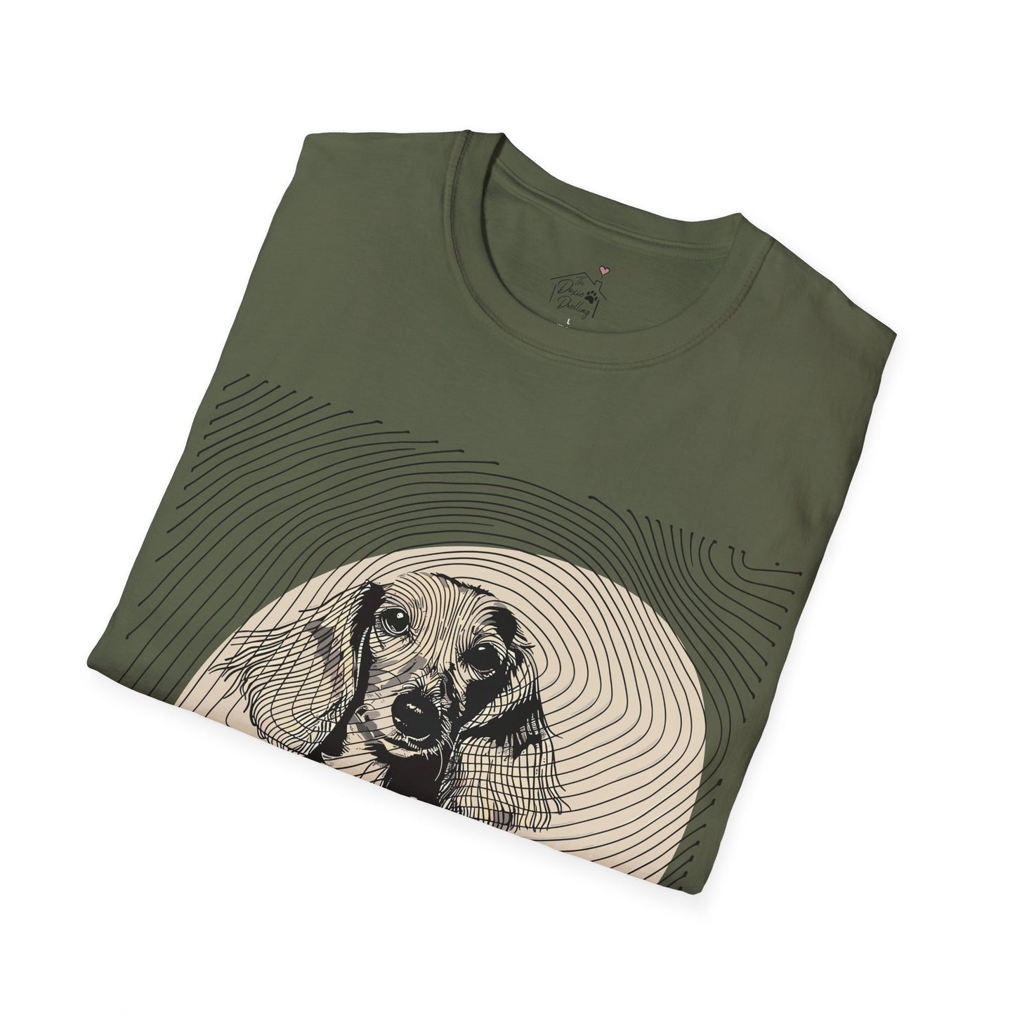 "Long Joy" Long-Haired Dachshund Unisex Softstyle T-Shirt