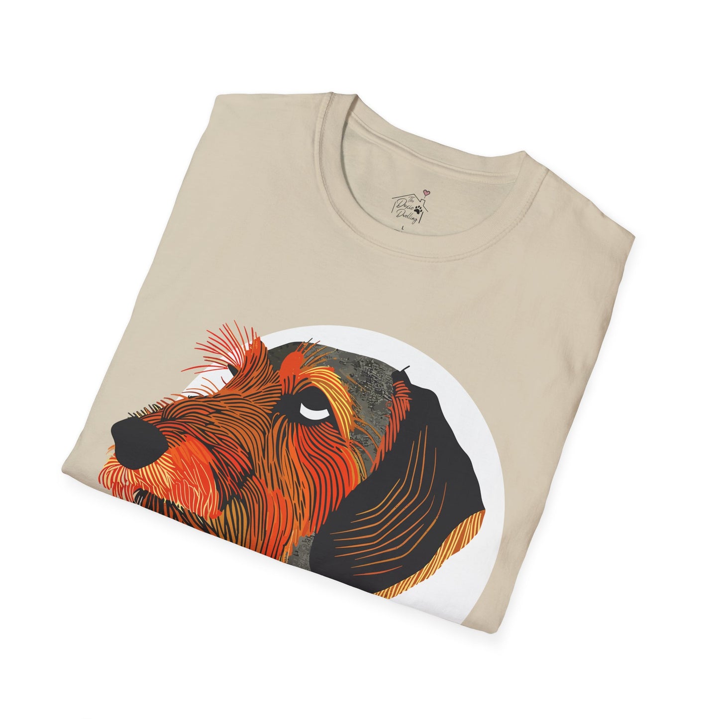 "Eyeroll" Wire-Haired Dachshund Unisex Softstyle T-Shirt