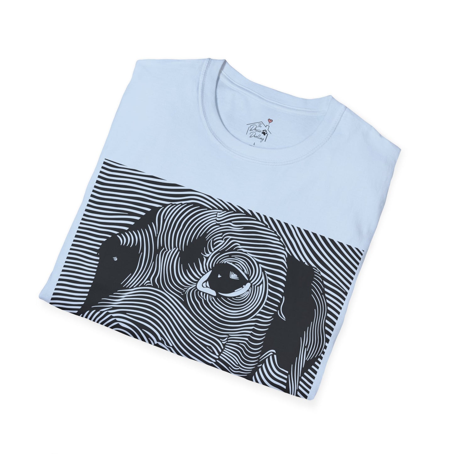 "Maze" Smooth-Haired Dachshund Unisex Softstyle T-Shirt