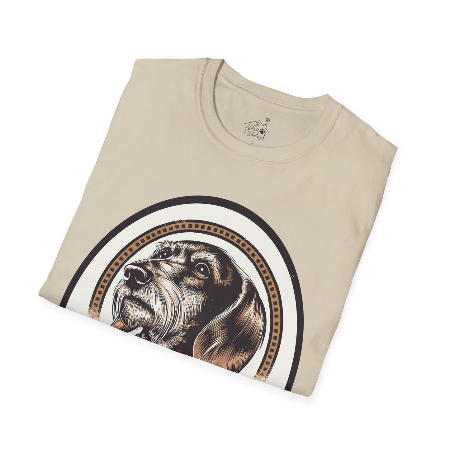"Distinguished Gentleman" Wire-Haired Dachshund Unisex Softstyle T-Shirt