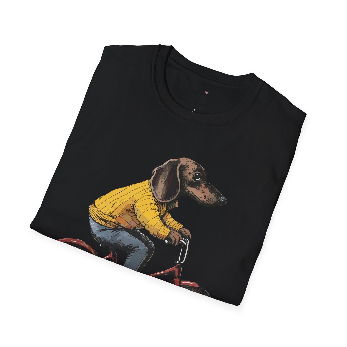 "Doxycycline" Tan Smooth-Haired Dachshund Unisex Softstyle T-Shirt