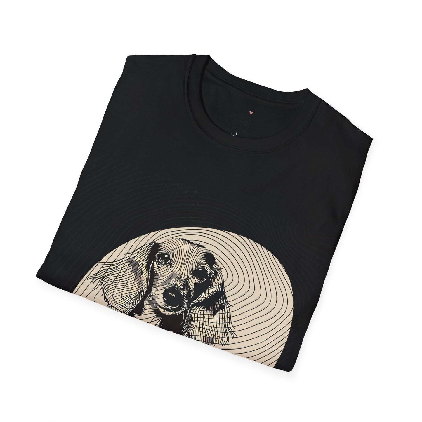 "Long Joy" Long-Haired Dachshund Unisex Softstyle T-Shirt