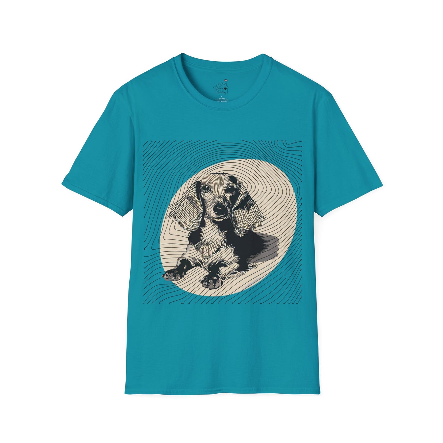 "Long Joy" Long-Haired Dachshund Unisex Softstyle T-Shirt