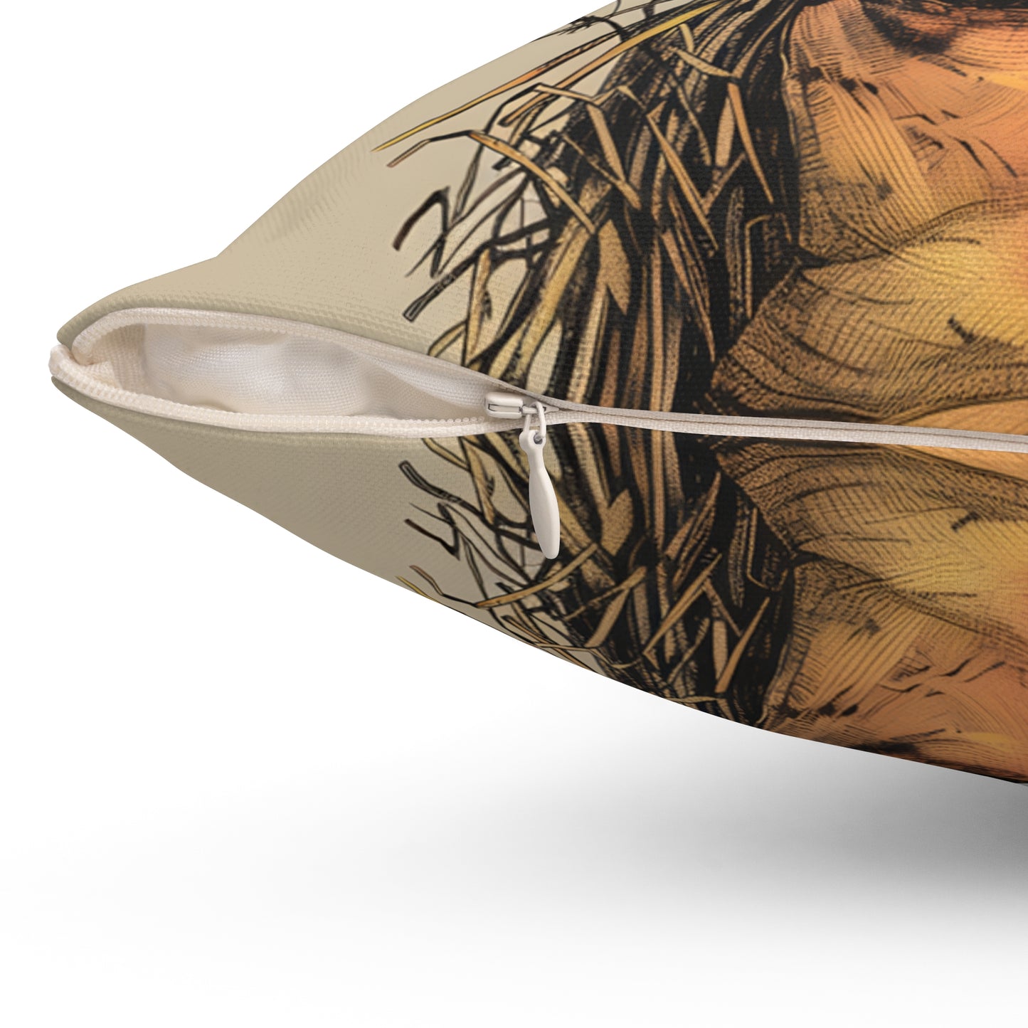 #8 Autumn Inspired Black & Tan Smooth-Haired Dachshund Throw Pillow