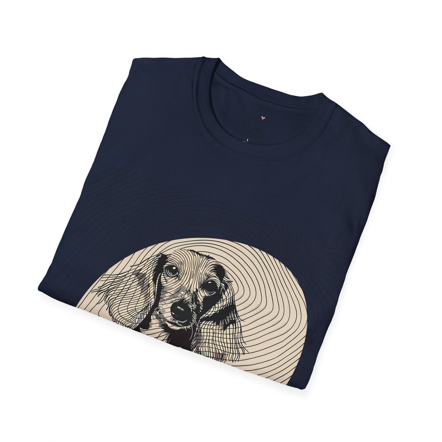 "Long Joy" Long-Haired Dachshund Unisex Softstyle T-Shirt