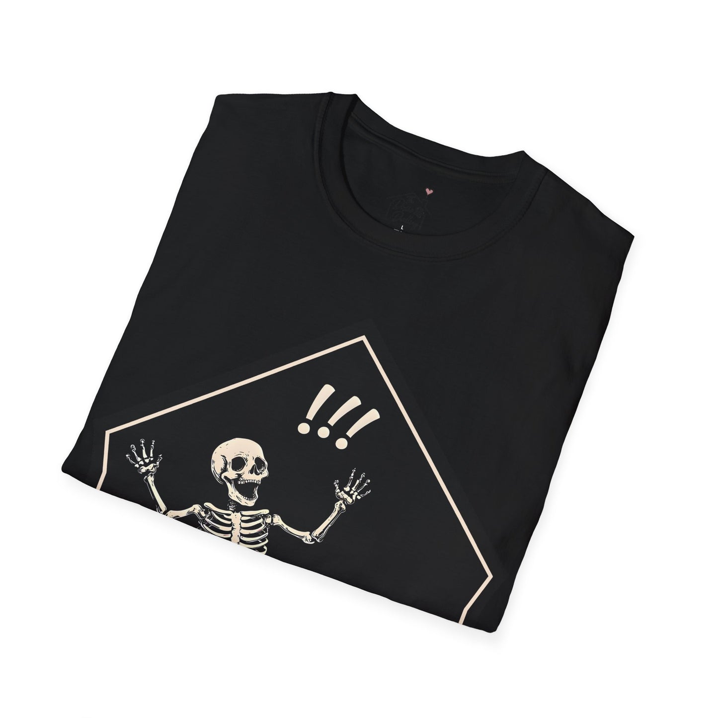 "Aughh!" Smooth-Haired Dachshund Halloween Unisex Softstyle T-Shirt