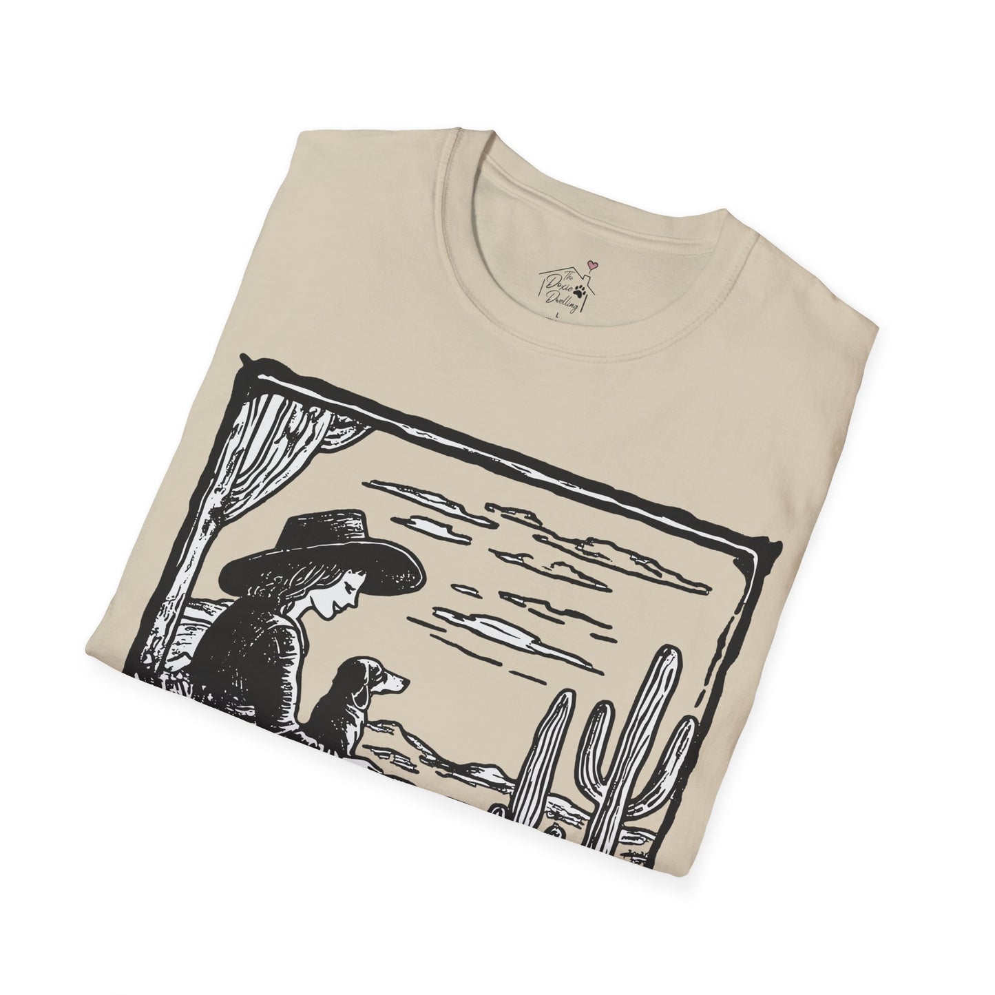 "Precious Moments" Smooth-Haired Dachshund Unisex Softstyle T-Shirt