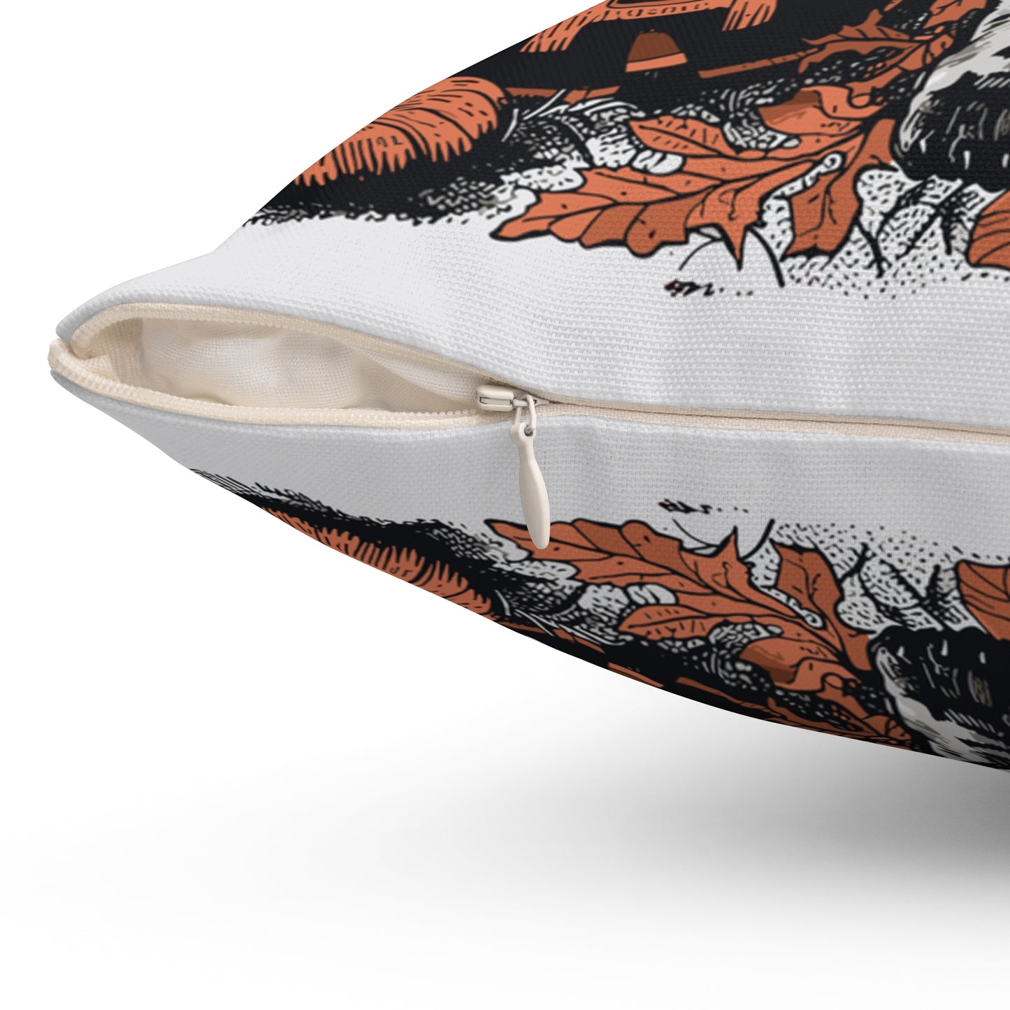 #2 Halloween Inspired Tan Smooth-Haired Dachshund Throw Pillow