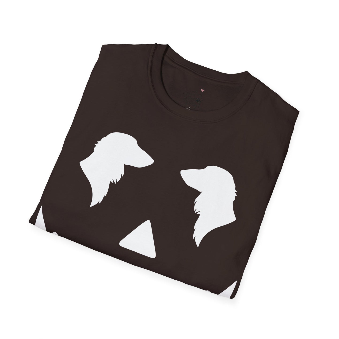 "Long White Jack" Long-Haired Dachshund Halloween Unisex Softstyle T-Shirt