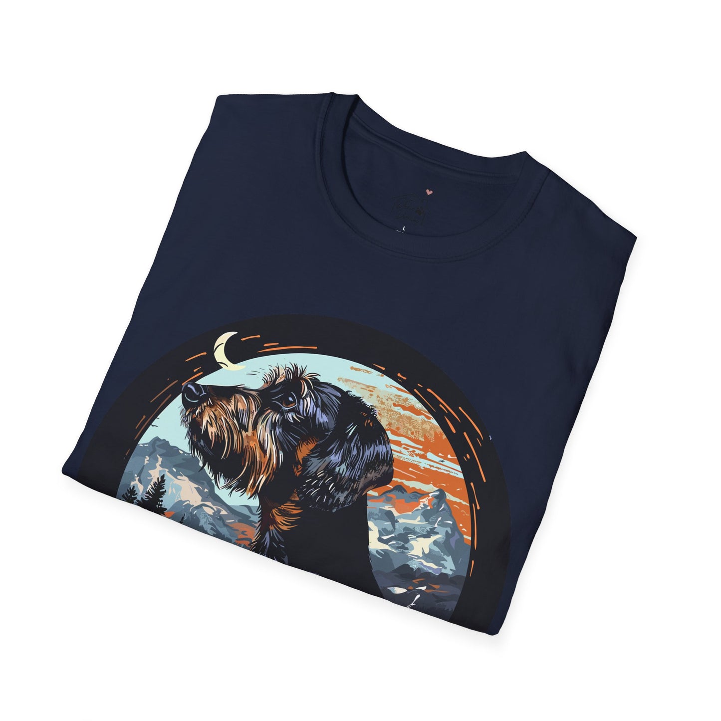 "Howl" Wire-Haired Dachshund Unisex Softstyle T-Shirt