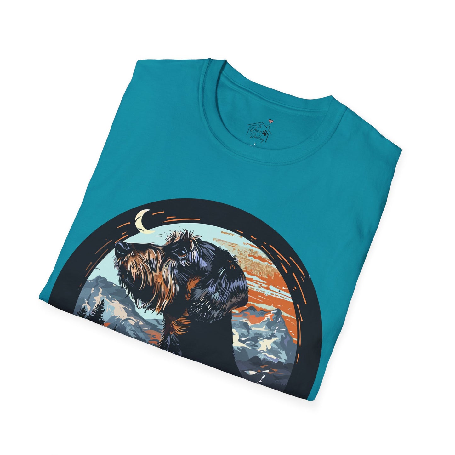 "Howl" Wire-Haired Dachshund Unisex Softstyle T-Shirt