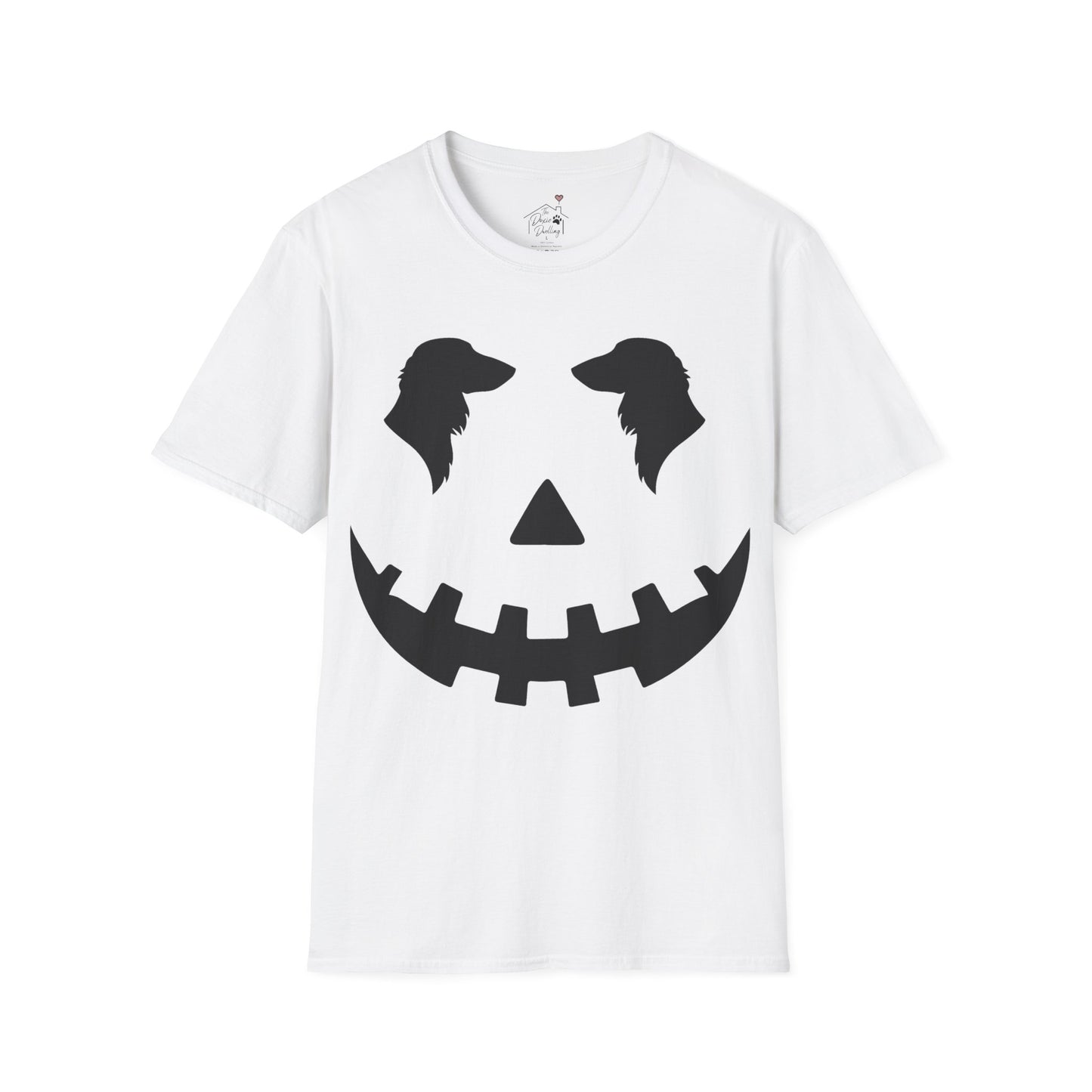 "Long Black Jack" Long-Haired Dachshund Halloween Unisex Softstyle T-Shirt
