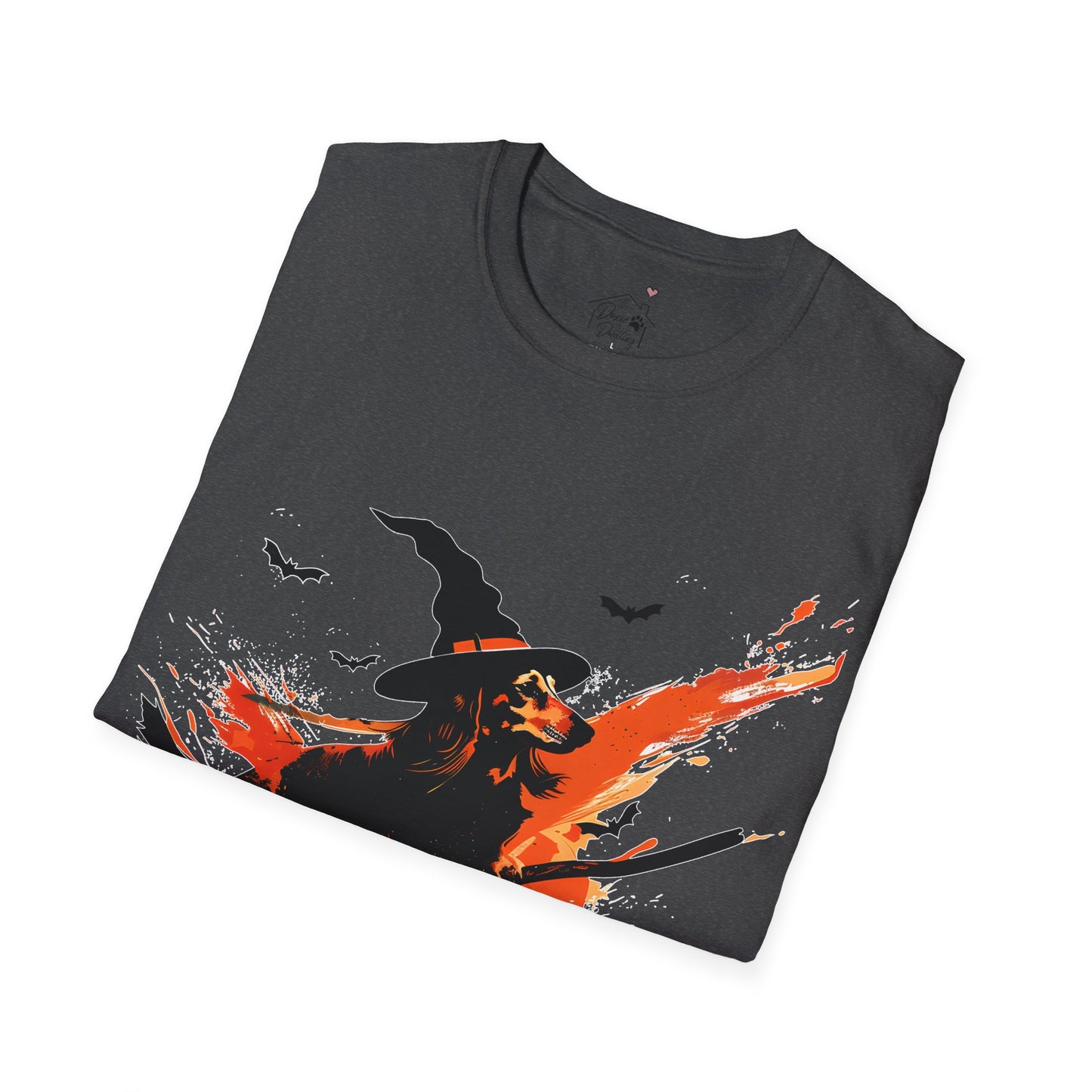 "Witch Better Have My Doxie" Long-Haired Dachshund Halloween Unisex Softstyle T-Shirt