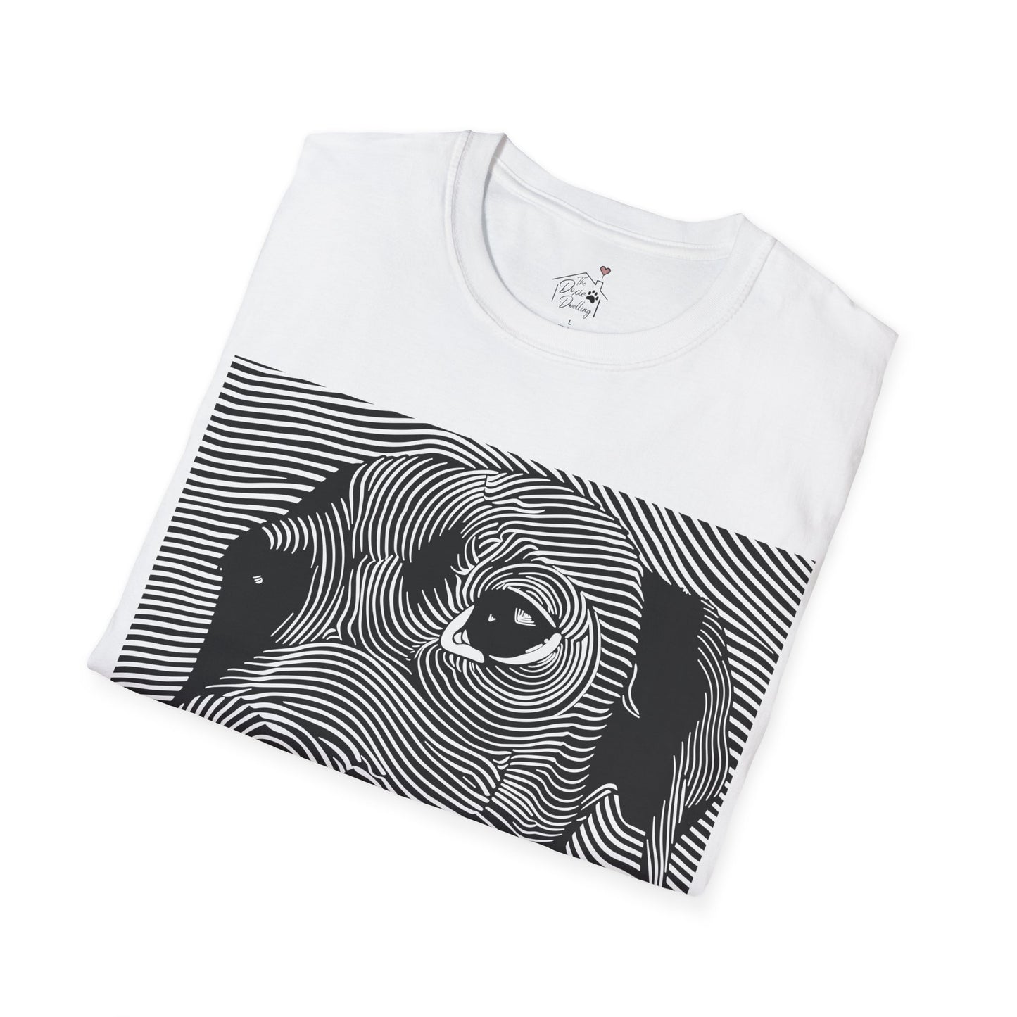 "Maze" Smooth-Haired Dachshund Unisex Softstyle T-Shirt