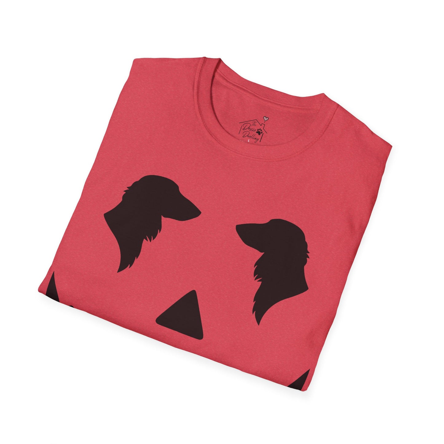 "Long Black Jack" Long-Haired Dachshund Halloween Unisex Softstyle T-Shirt