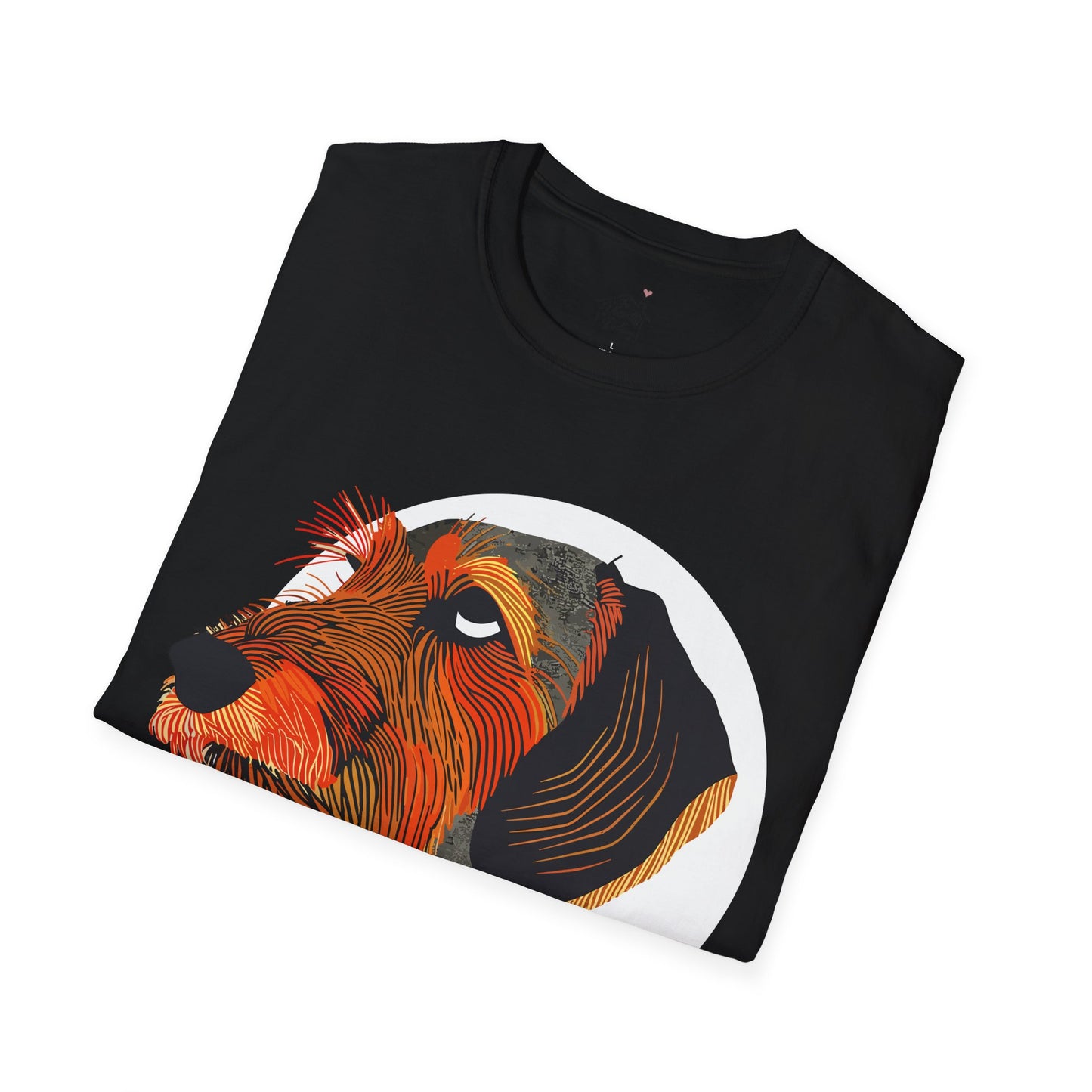 "Eyeroll" Wire-Haired Dachshund Unisex Softstyle T-Shirt