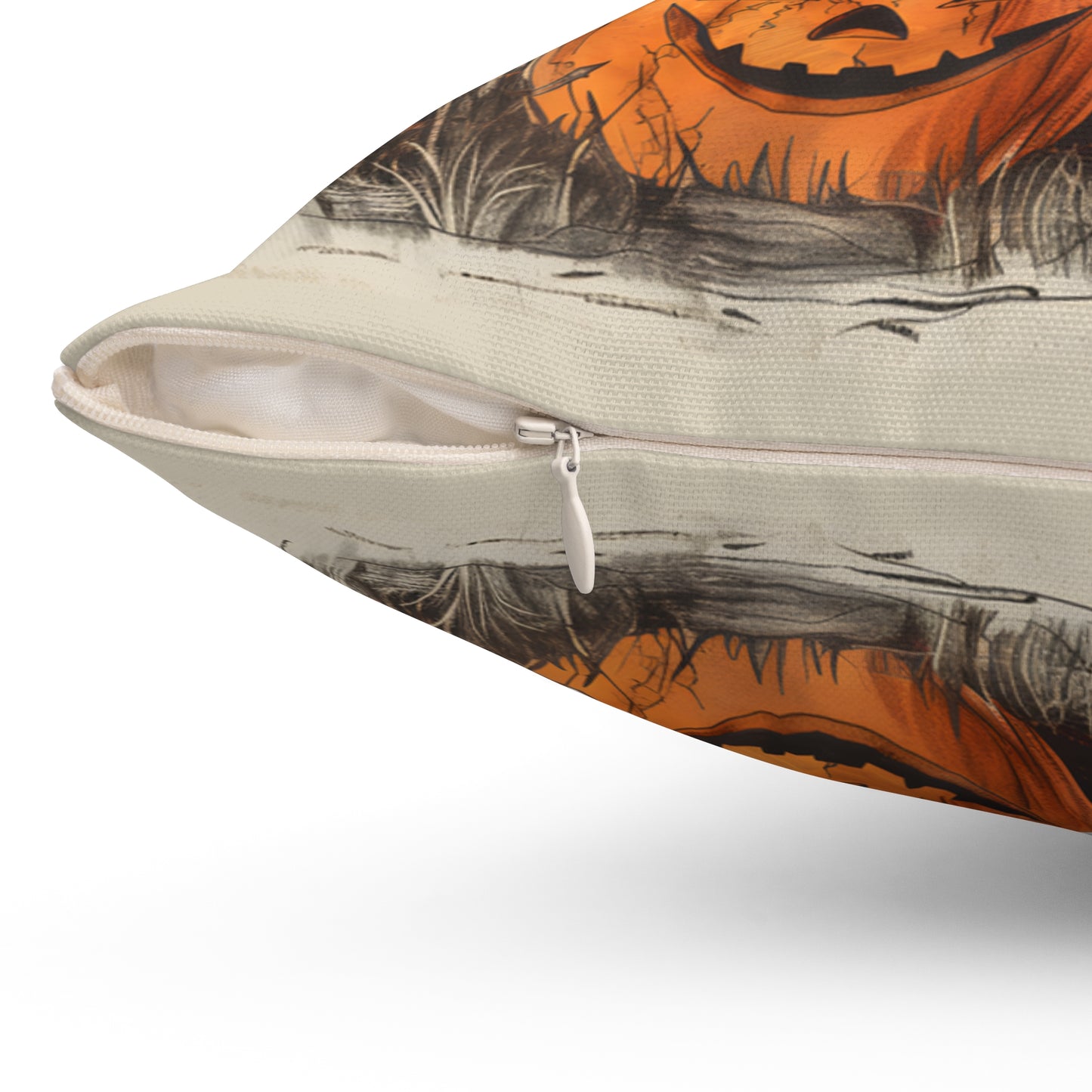 #30 Halloween Inspired Wire-Haired Dachshund Throw Pillow