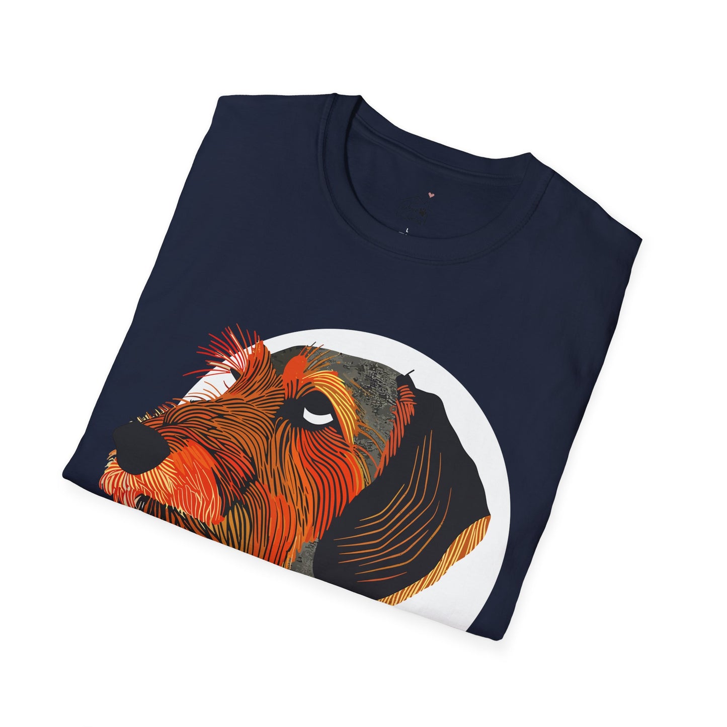 "Eyeroll" Wire-Haired Dachshund Unisex Softstyle T-Shirt